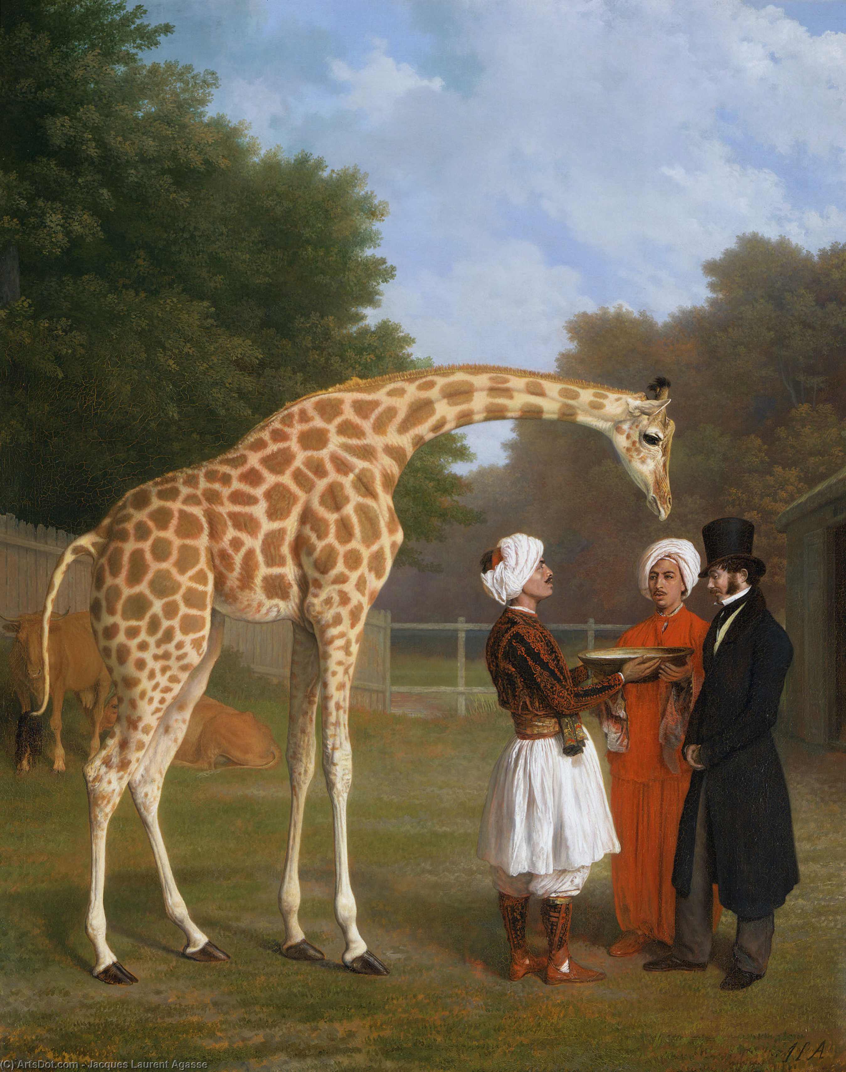 The Nubian Giraffe — Jacques Laurent Agasse