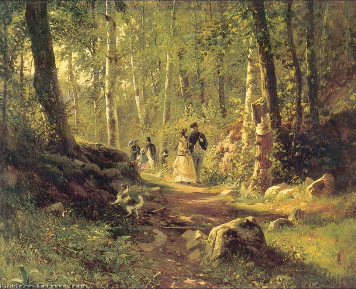 Promenade En Forêt — Ivan Ivanovich Shishkin