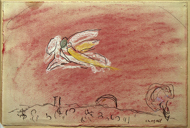 'study To ''song Of Songs Iv''' — Marc Chagall