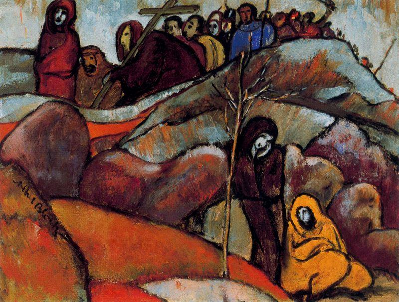 Procession With The Cross — Albert Bloch