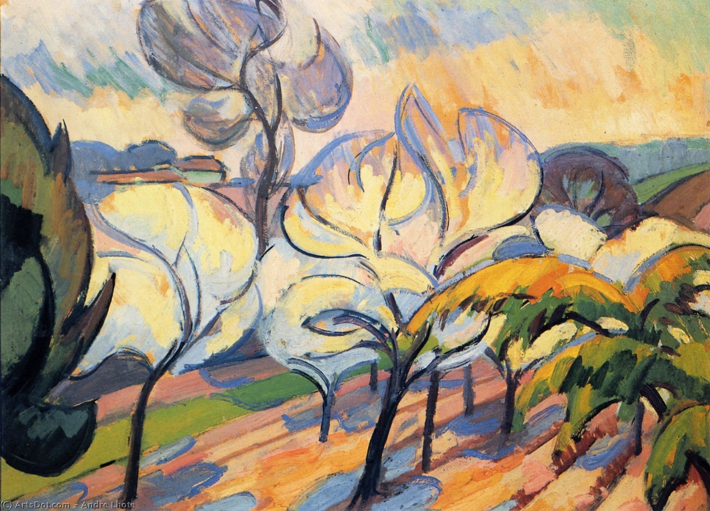 Trees In Bloom — 앙드레 로트