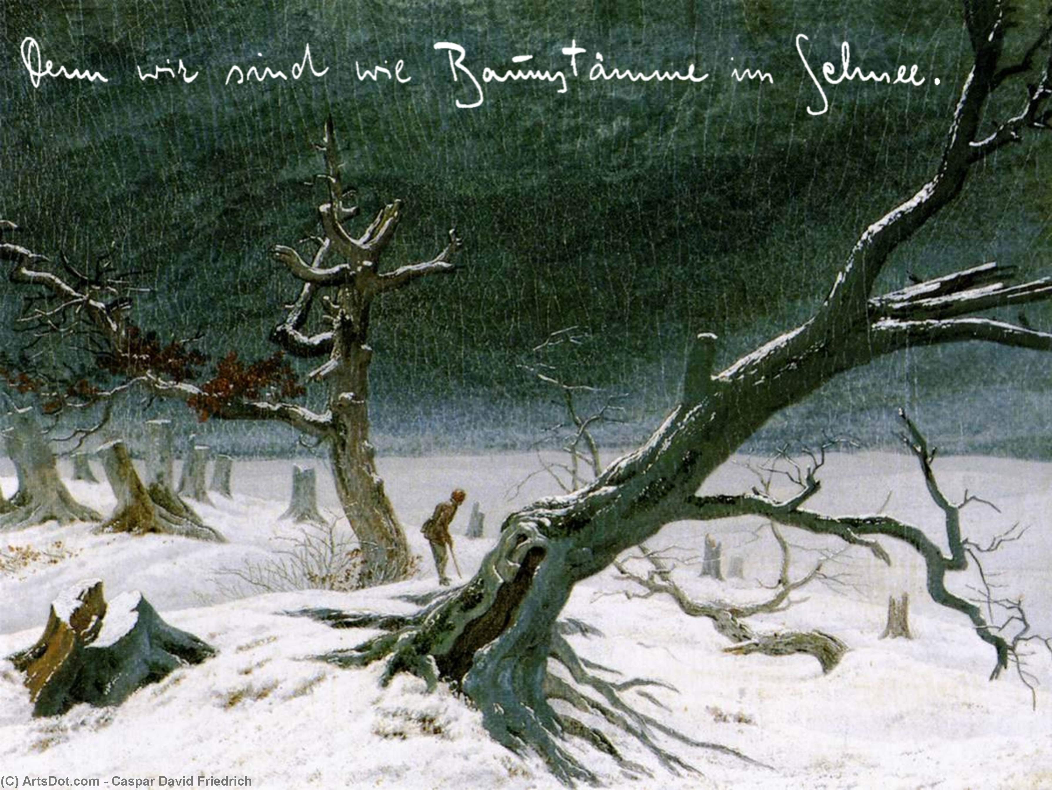 Winterlandschaft — Caspar David Friedrich