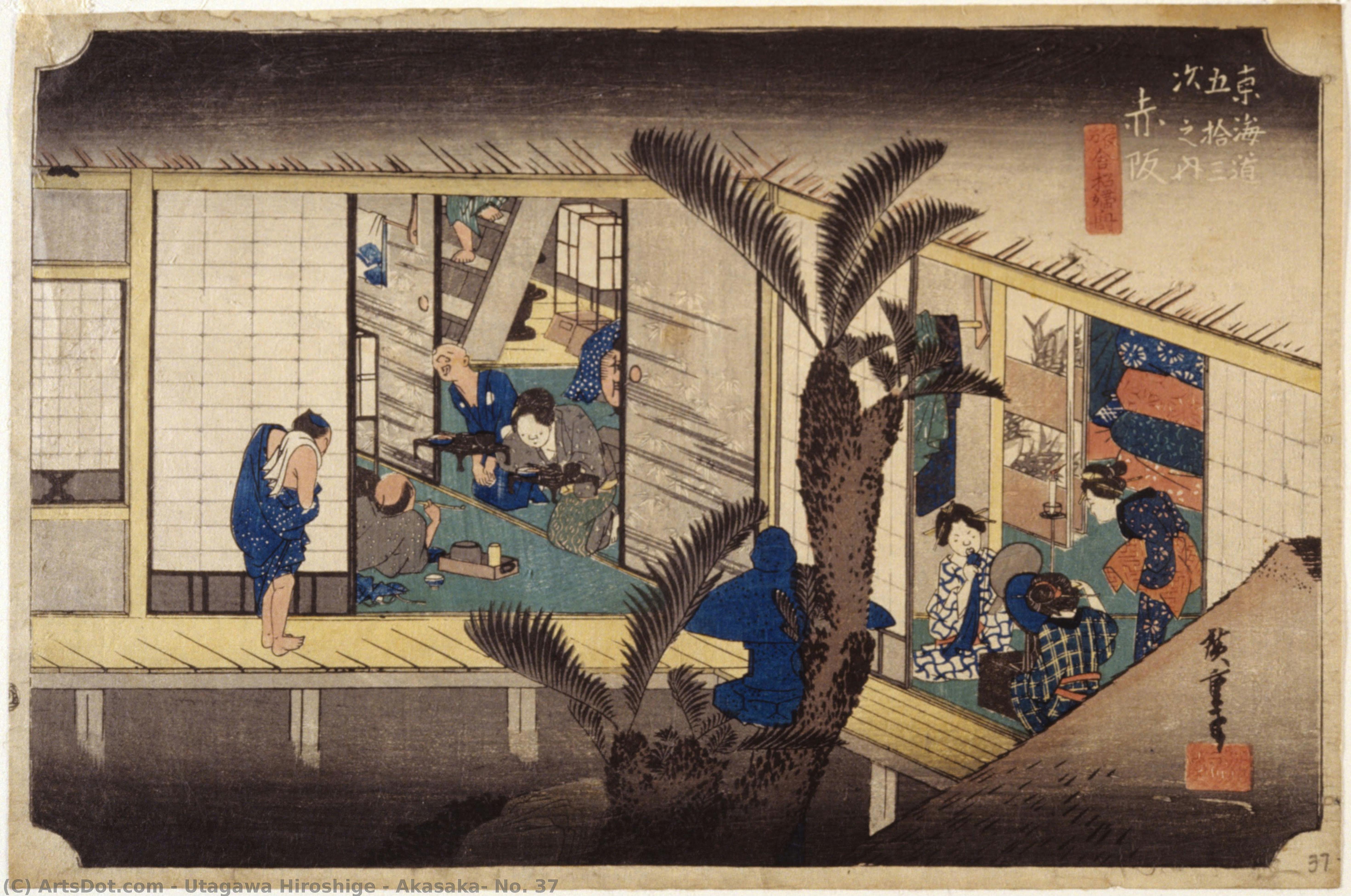Akasaka — Utagawa Hiroshige