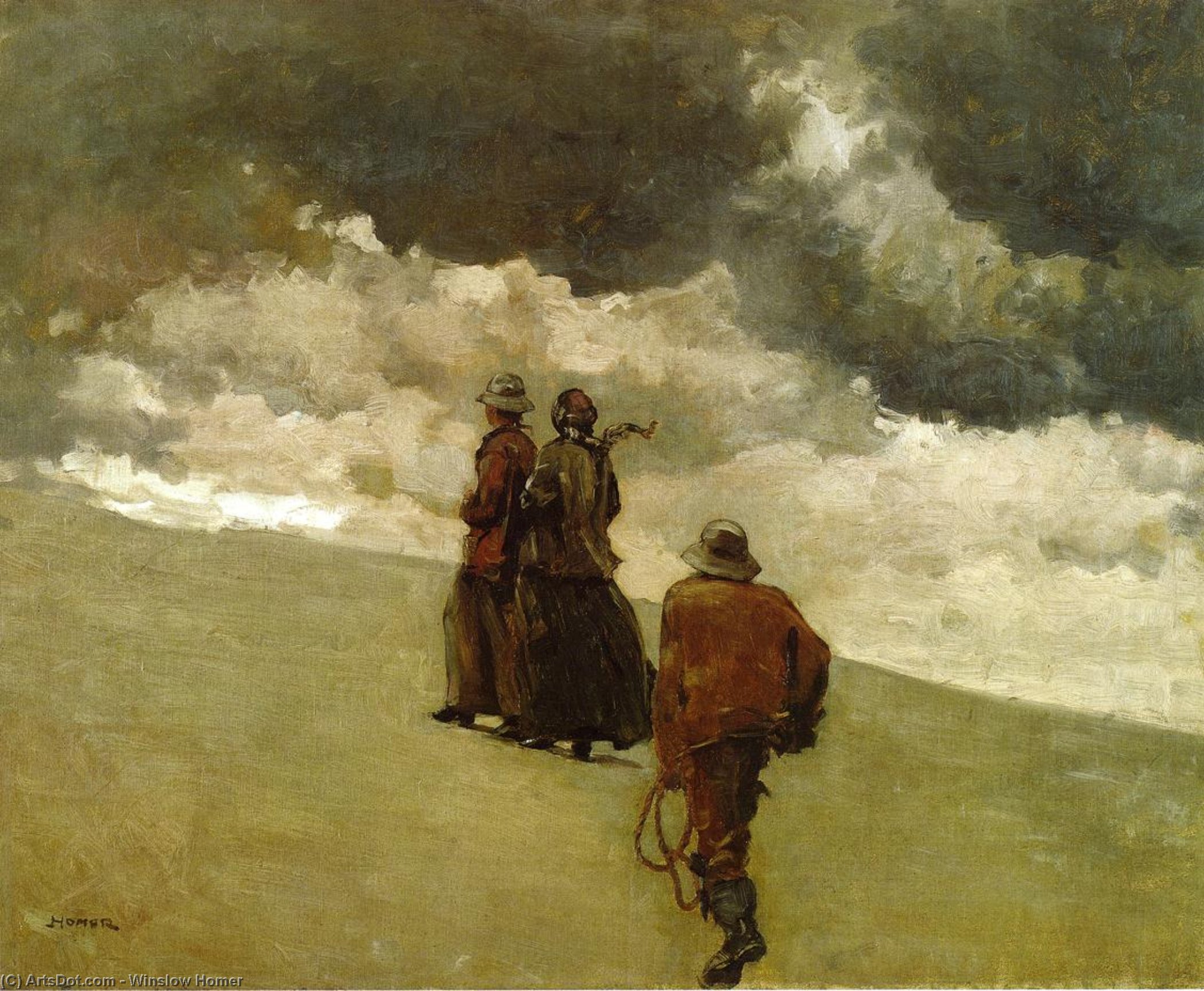 Til Hjælp — Winslow Homer