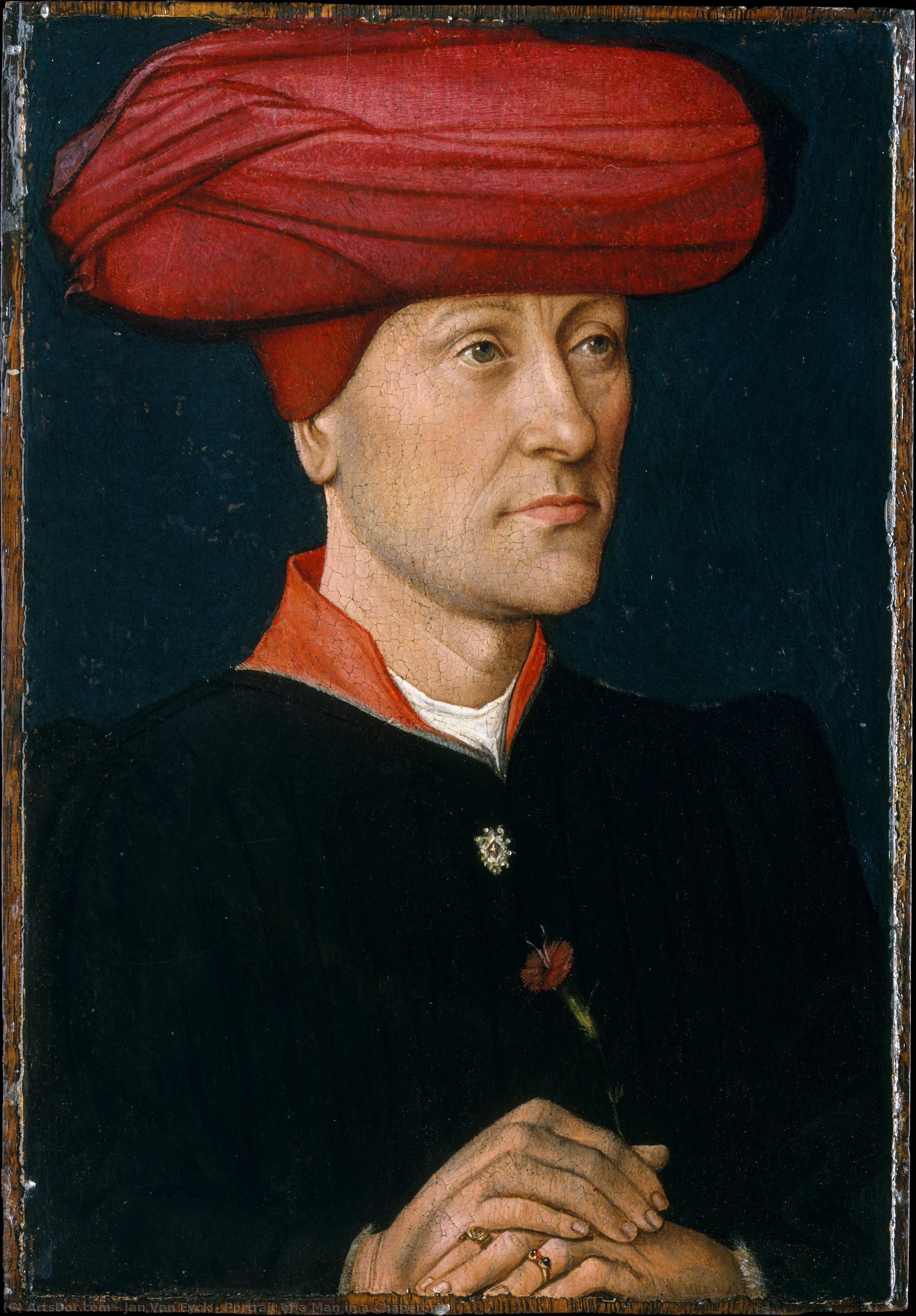 Portrait Of A Man (self Portrait?) — Jan Van Eyck