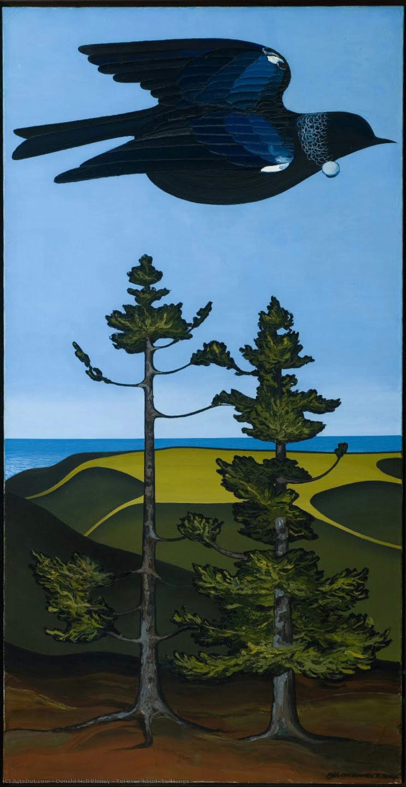Tui Sopra Il Kauri, Te Henga — Donald Hall Binney
