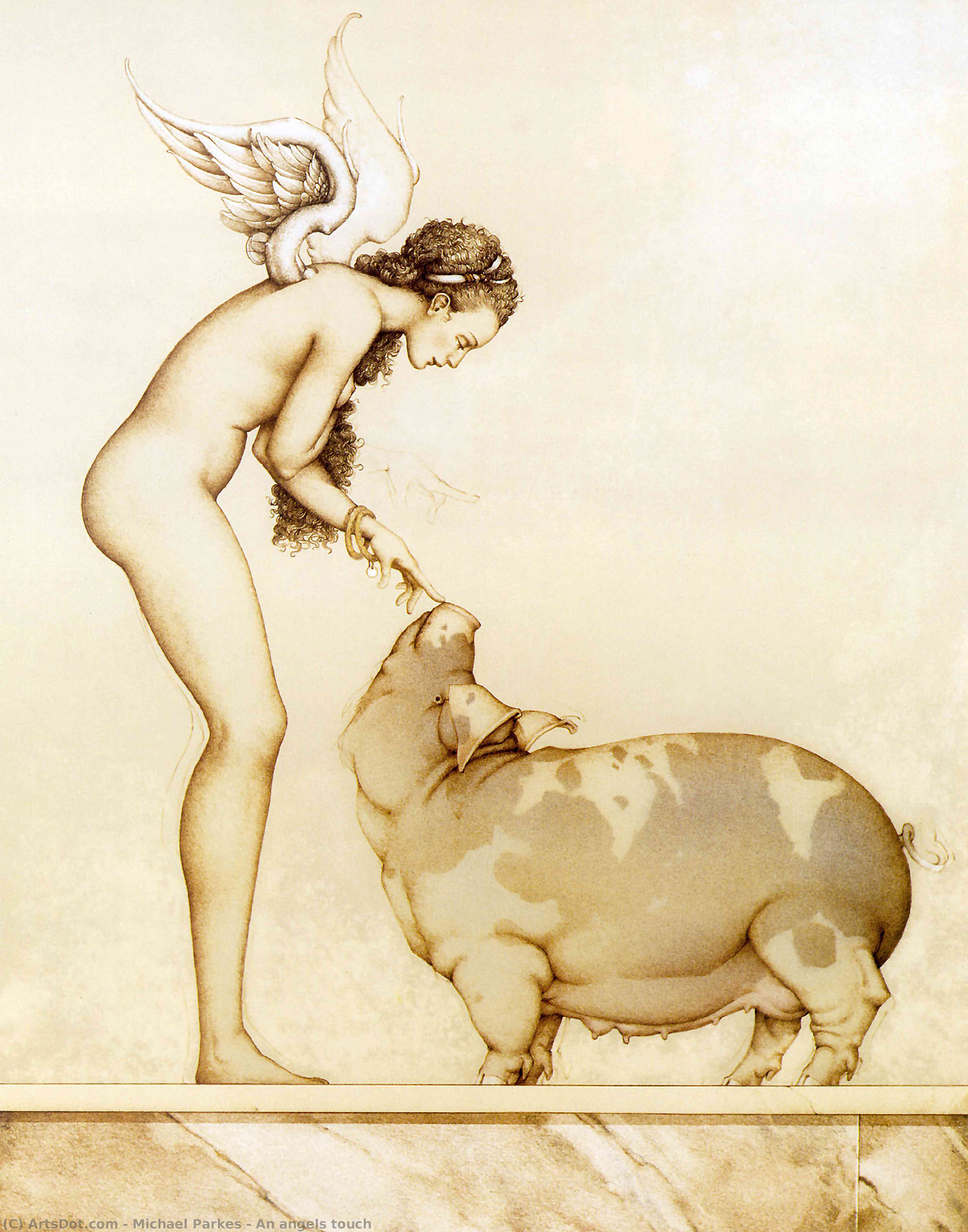 An Angels Touch — Michael Parkes