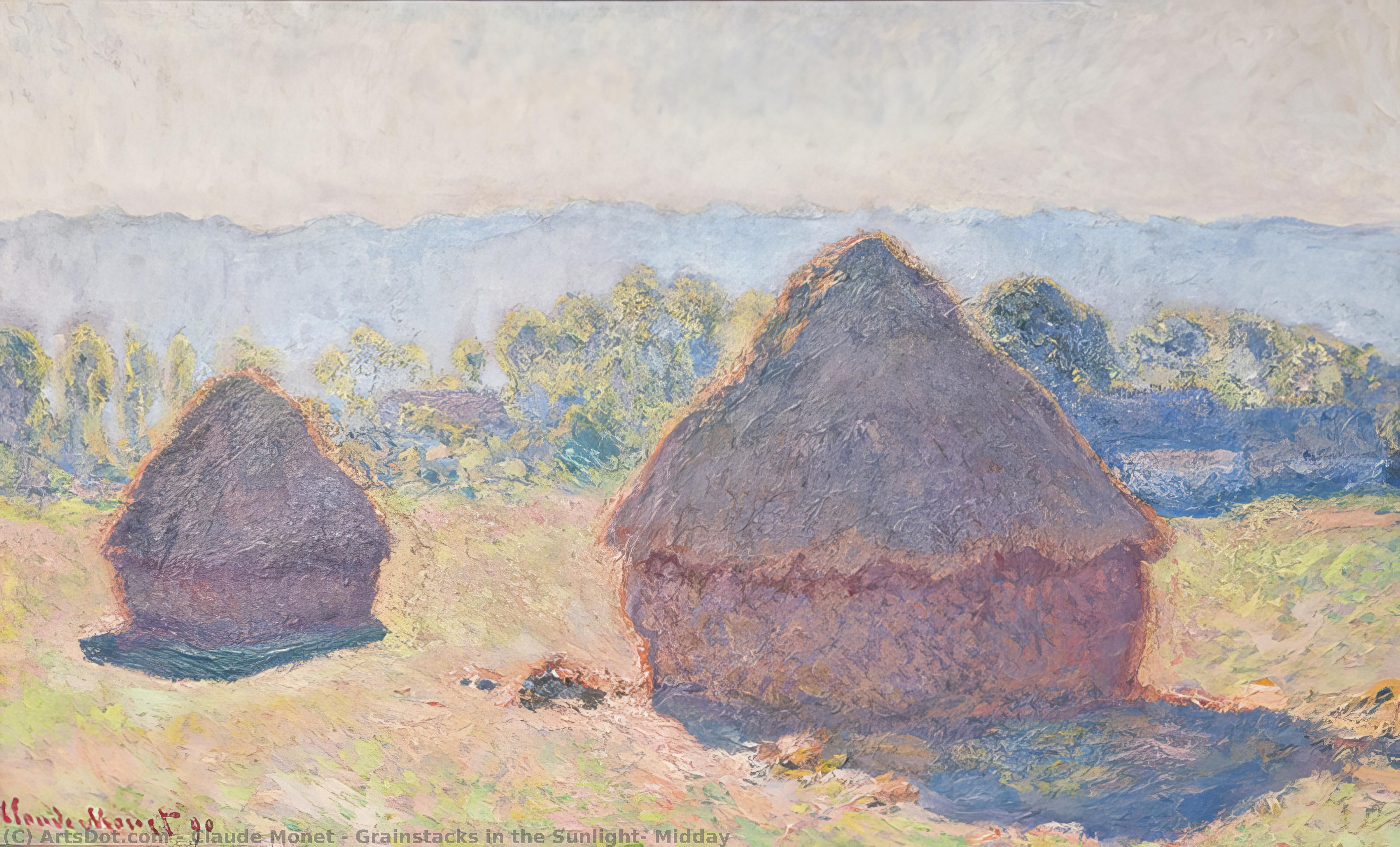 Žitnice Na Soncu, Popoldne — Claude Monet