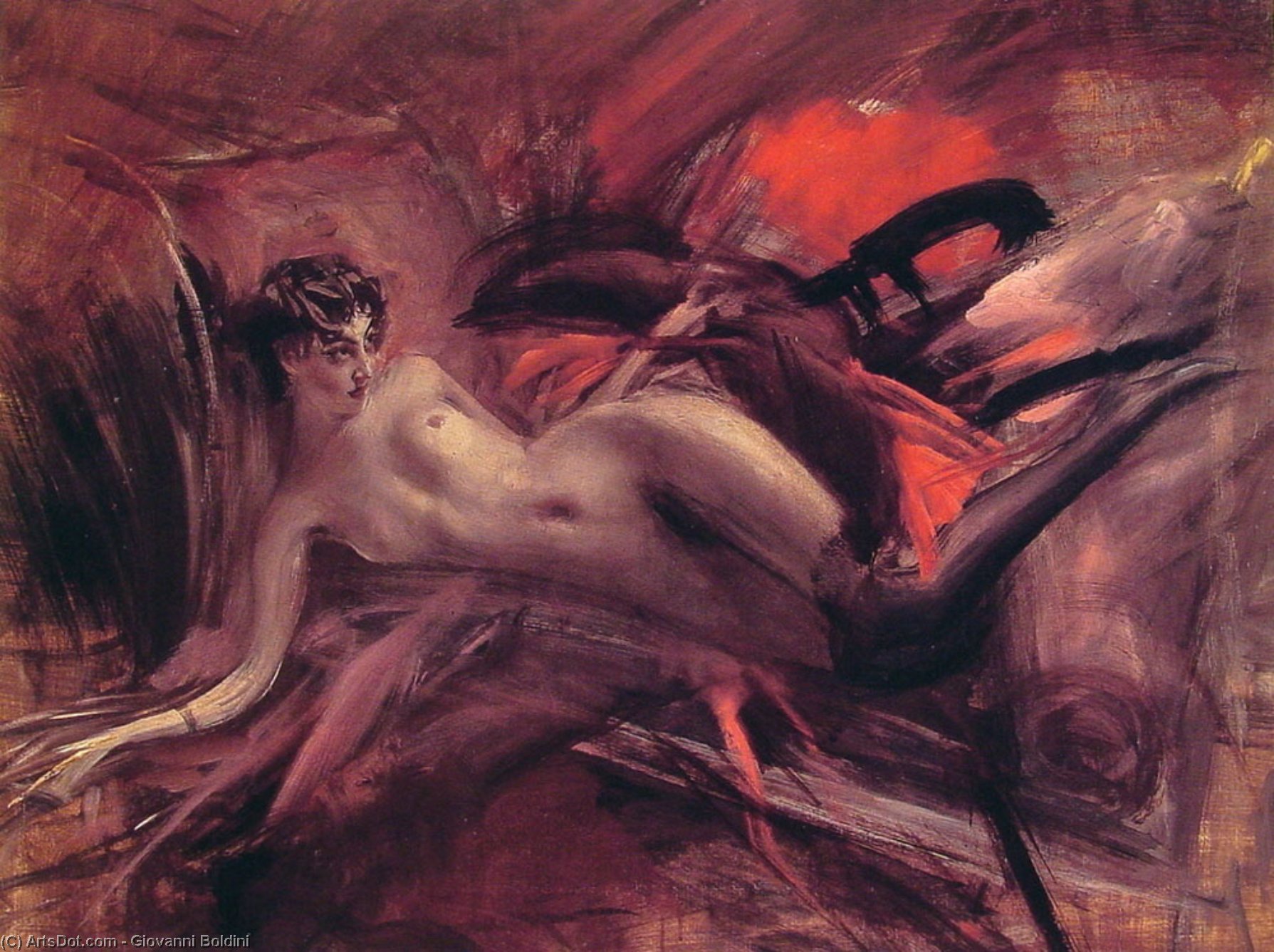 Reclining Nude — Ђовани Болдини