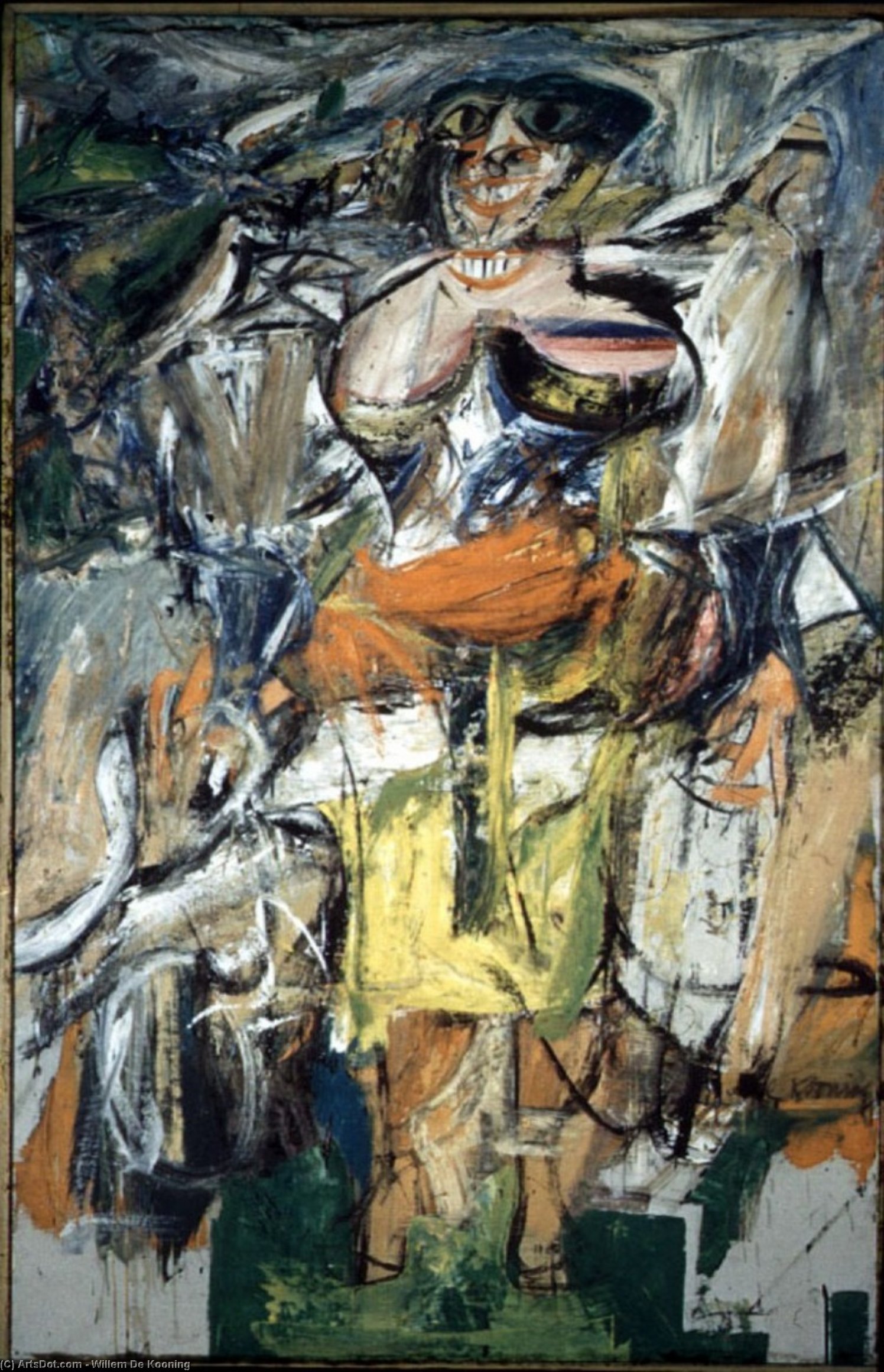 Donna E Bicicletta — Willem De Kooning