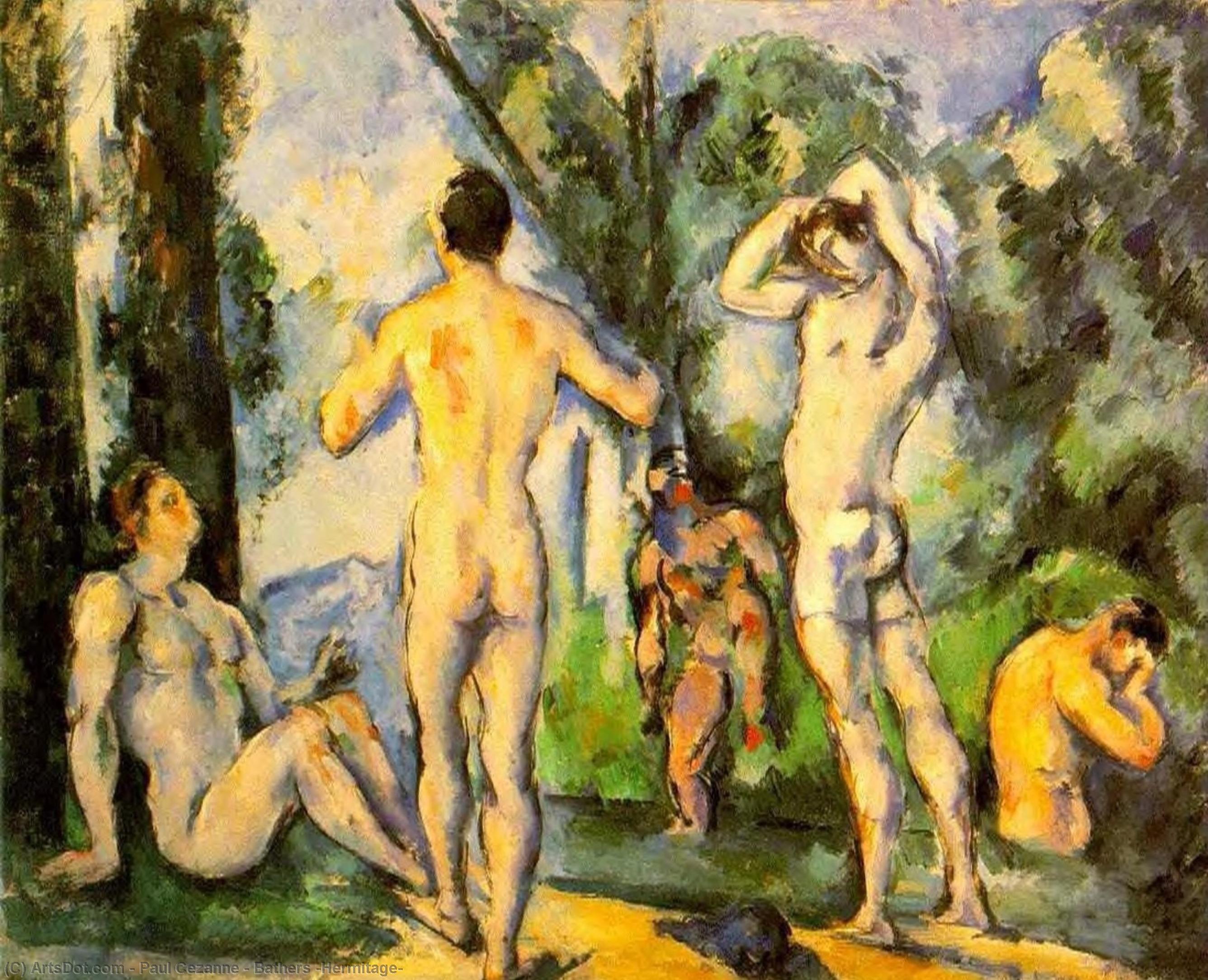 Badeende (hermitage) — Paul Cézanne