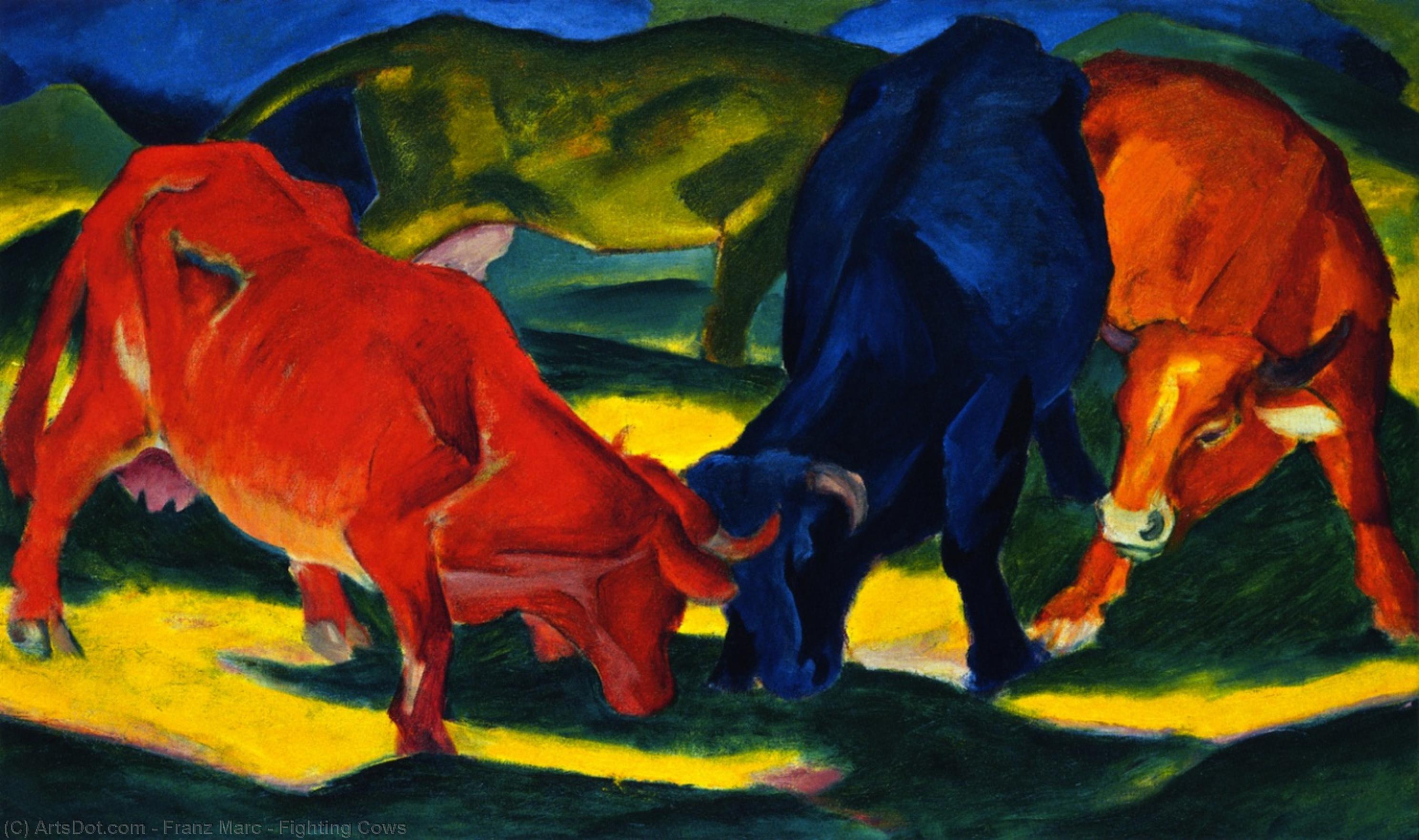Kampfrossen — Franz Marc