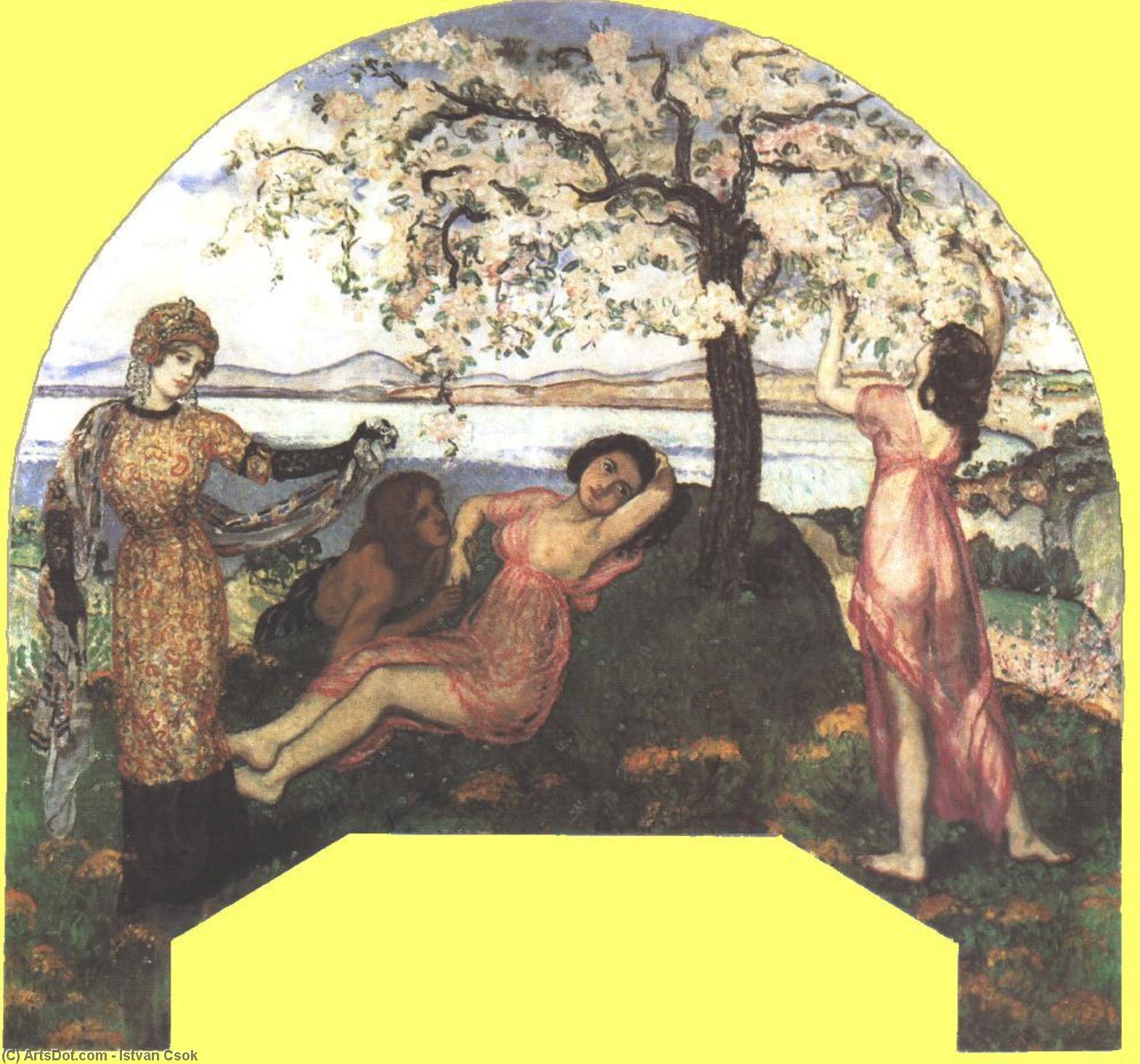 Painting For The Schiffer Villa — István Csók