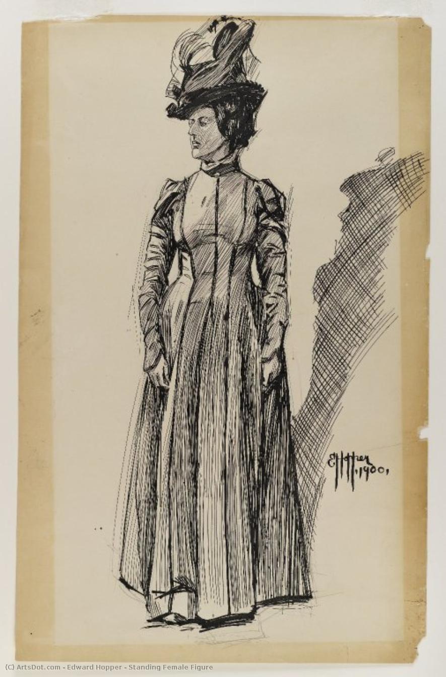 Stehende Weibliche Figur — Edward Hopper
