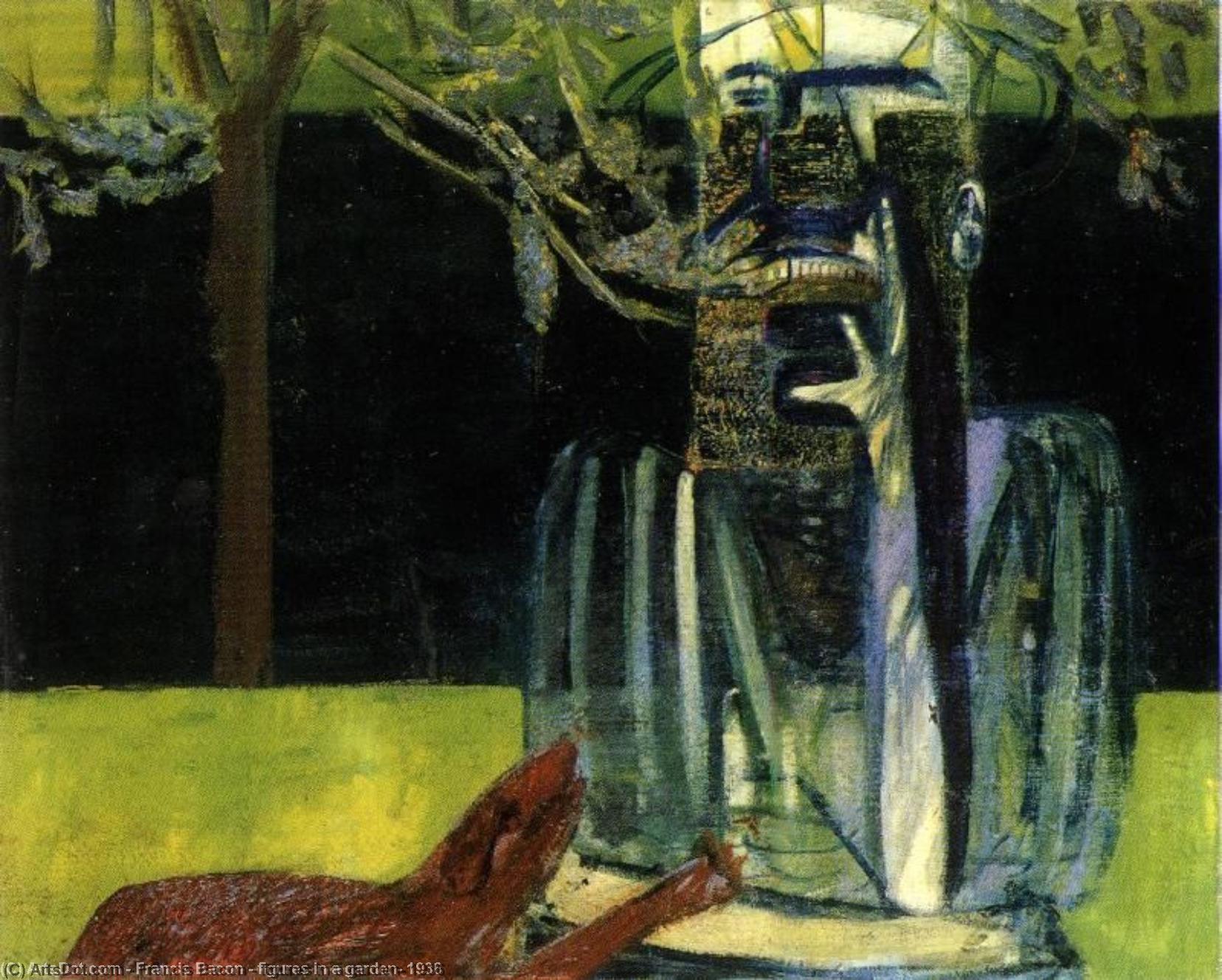 Figuren In Einem Garten — Francis Bacon
