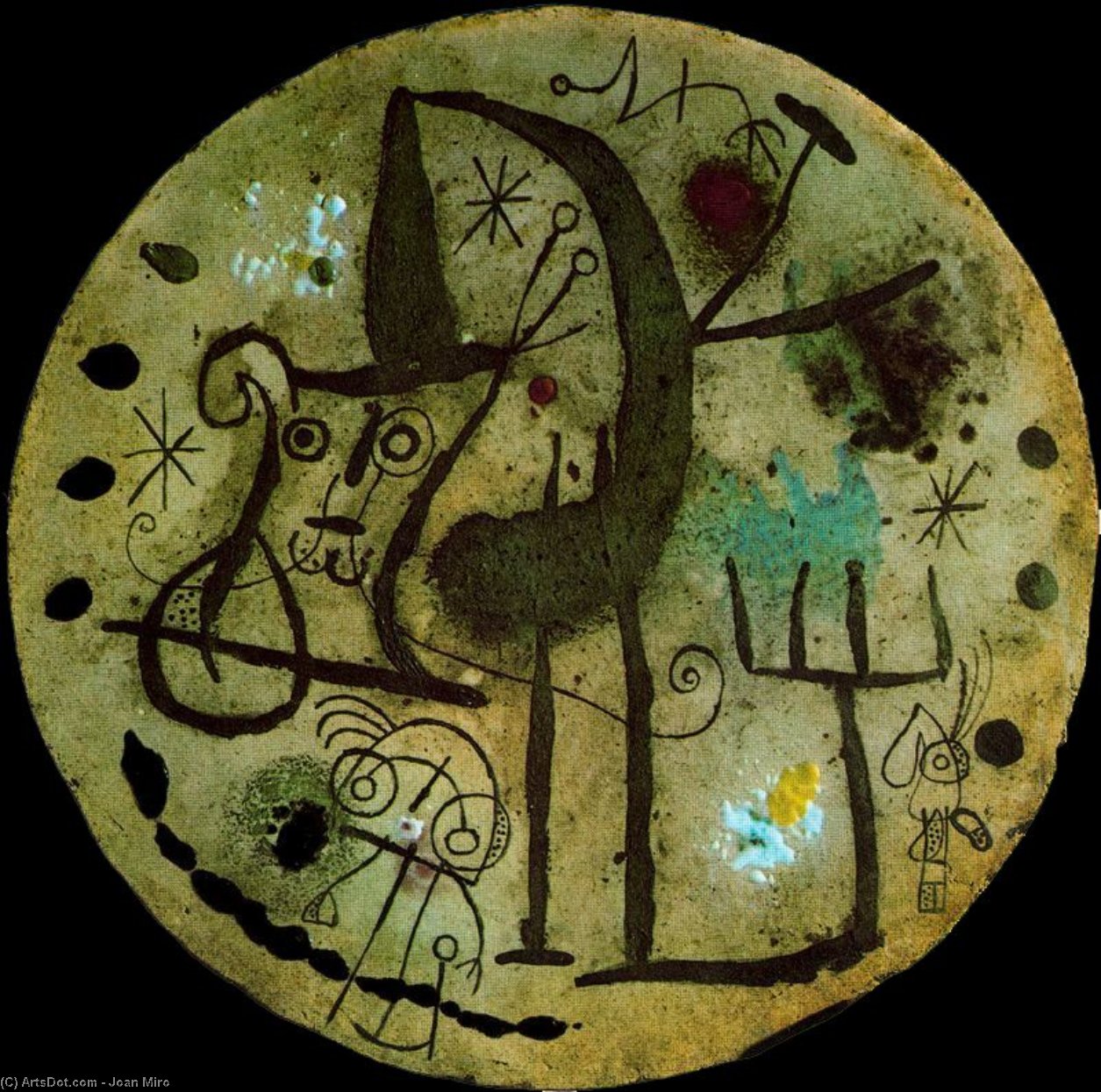 Placa Redonda — Joan Miró