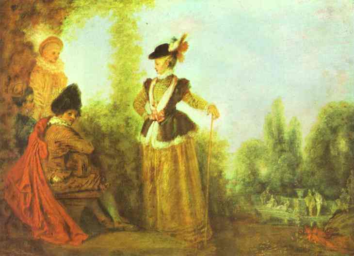 L'aventurière — Jean-antoine Watteau