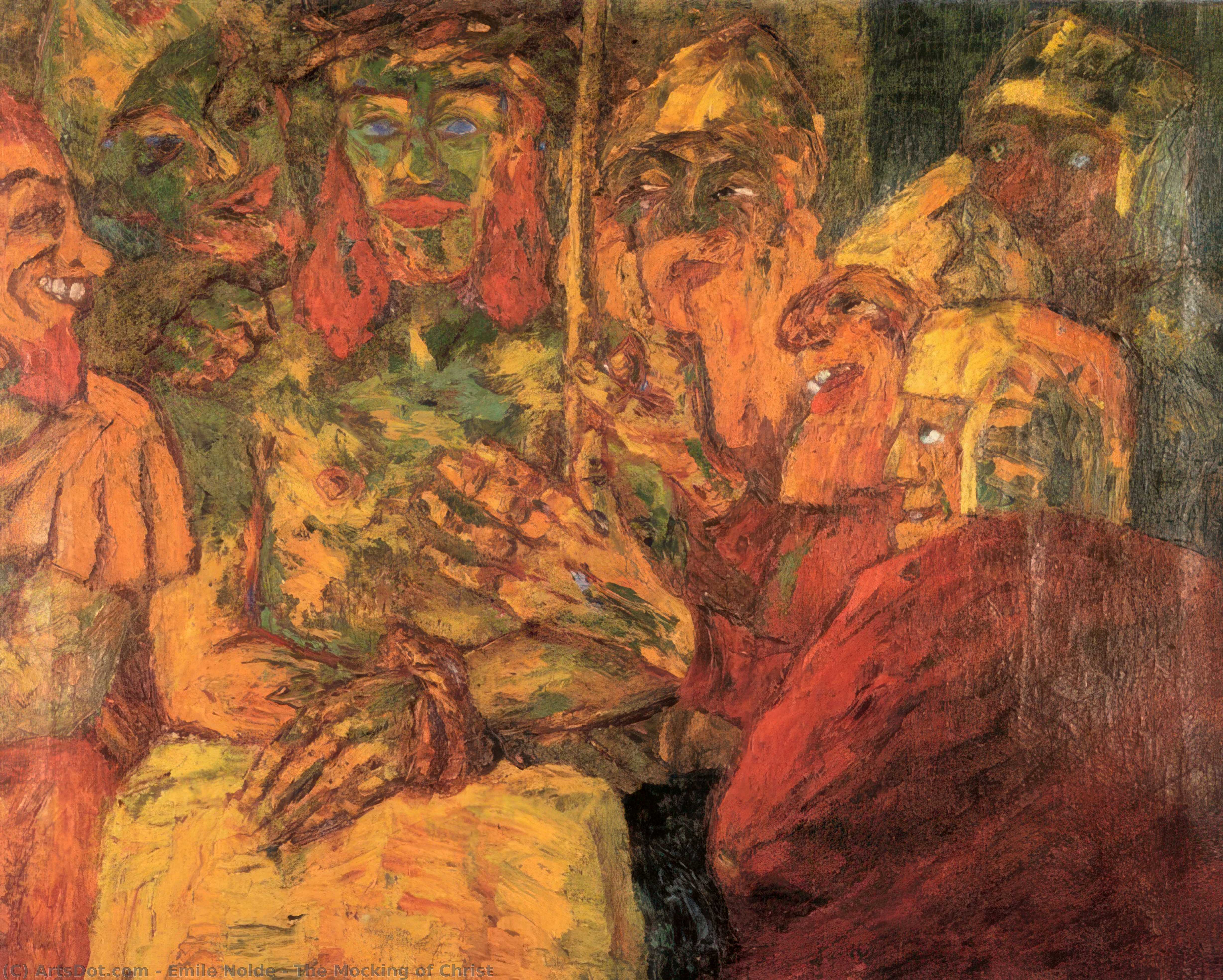 The Mocking Of Christ — Emile Nolde