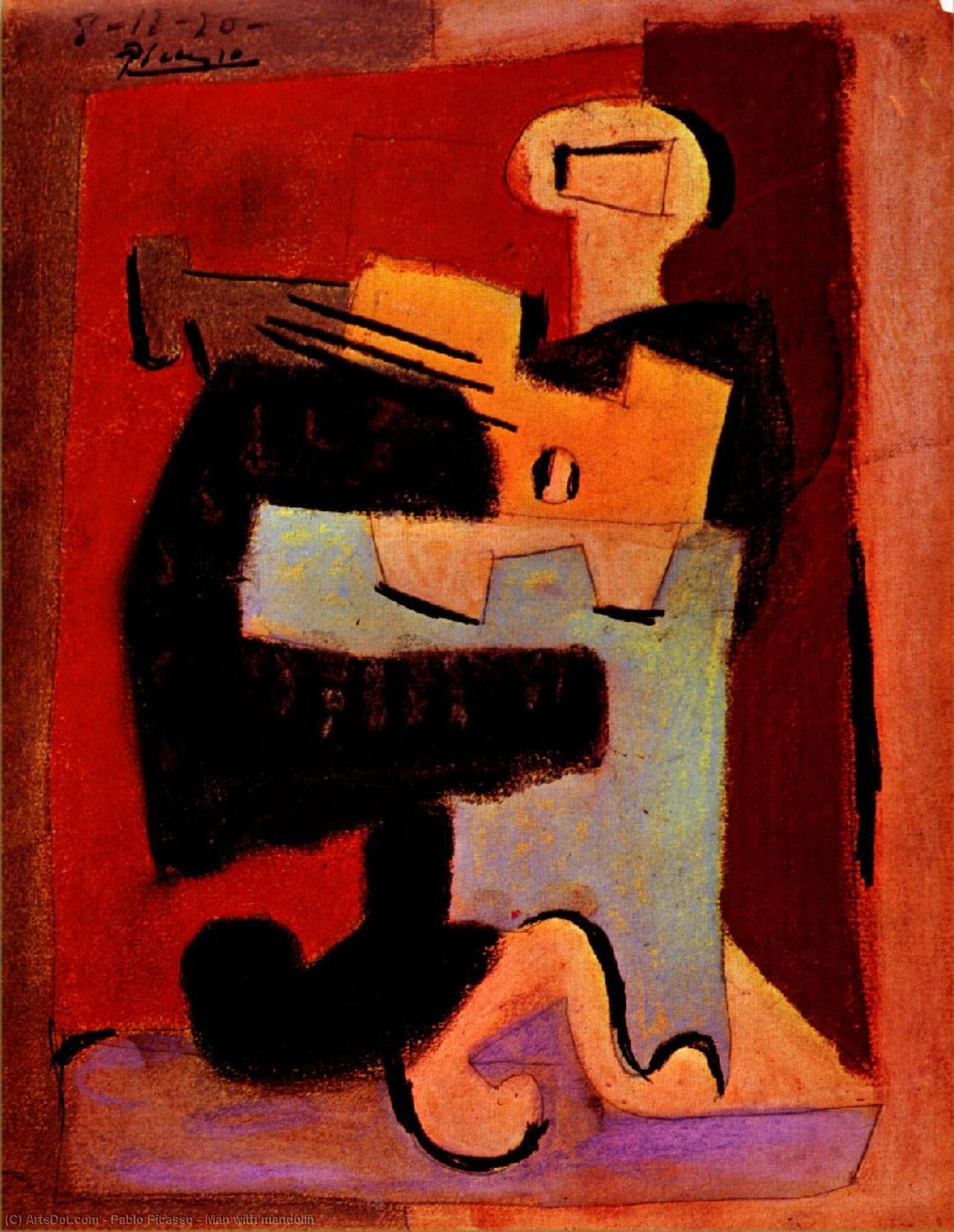 Man With Mandolin — Pablo Picasso