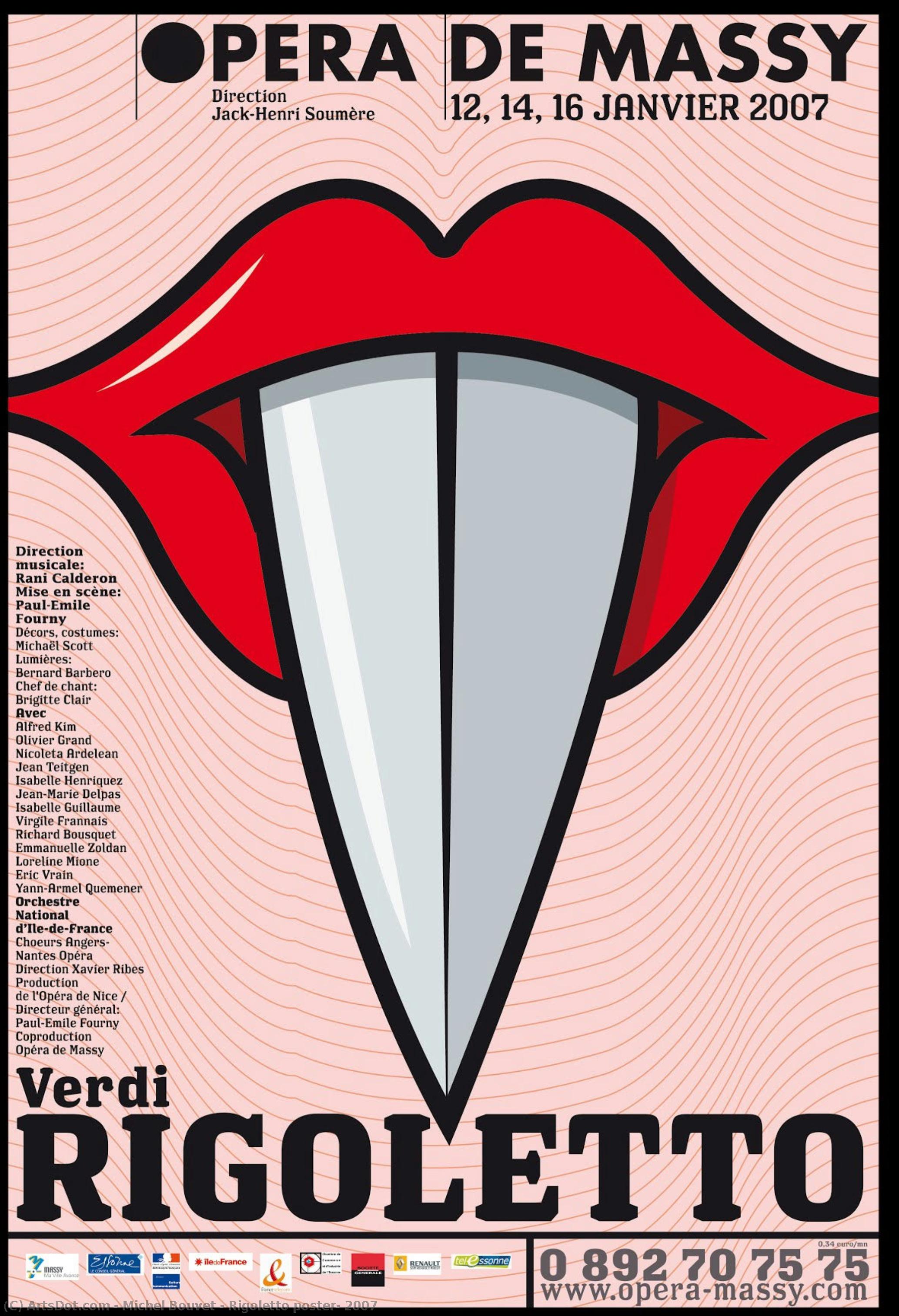 Rigoletto Poster, 2007 — Michel Bouvet