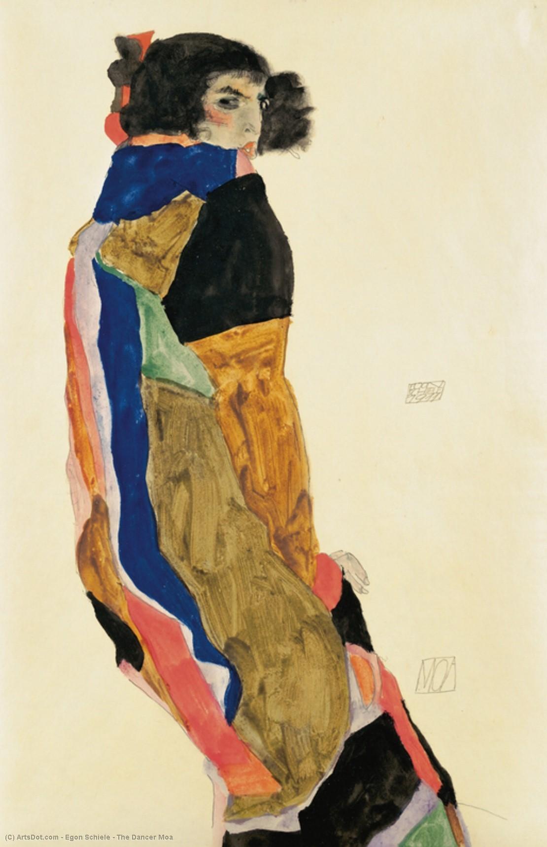 The Dancer Moa — Egon Schiele