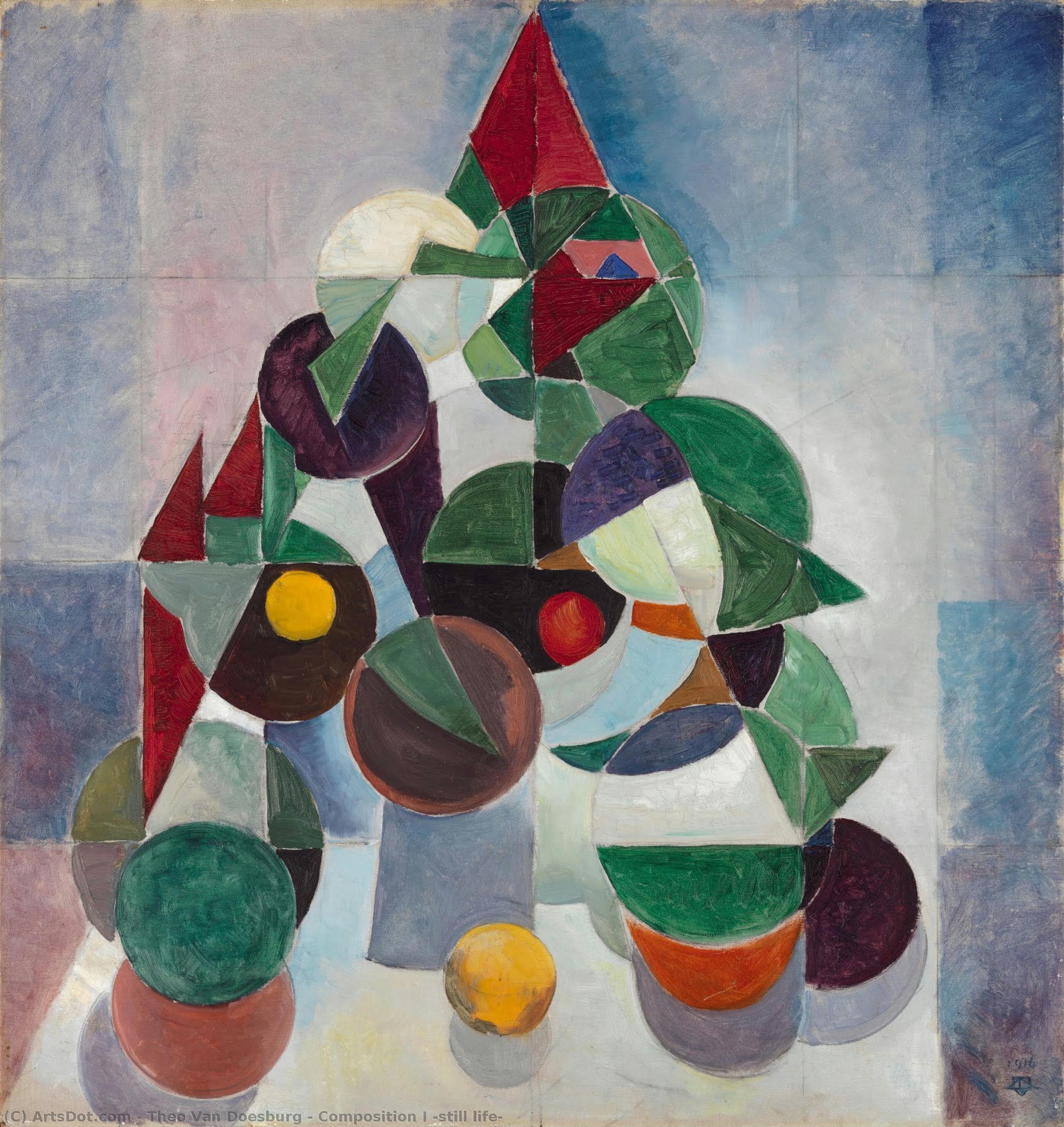Composition I (still Life) — Theo Van Doesburg