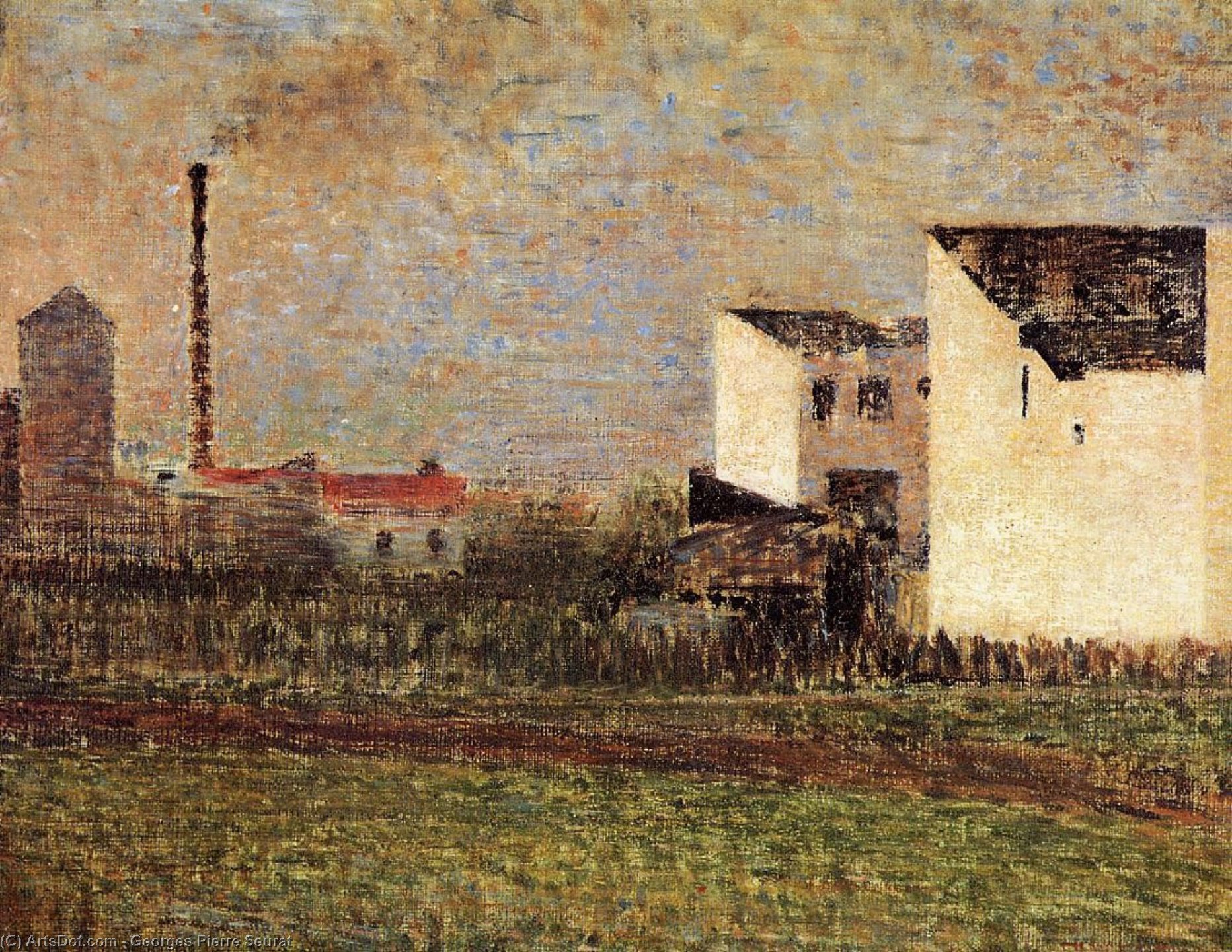 Suburb — Georges Pierre Seurat