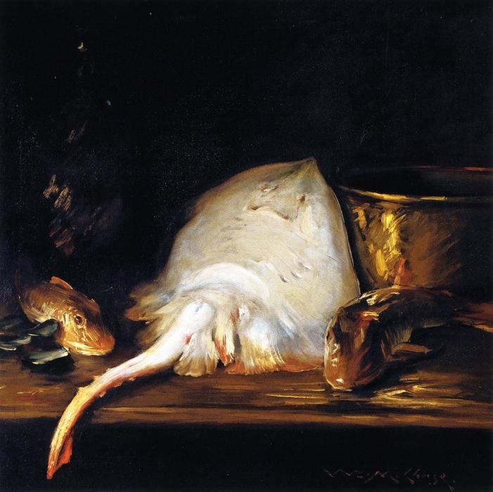 Still Life: Kalat (tai Still Life With Fish, A Skate) — William Merritt Chase