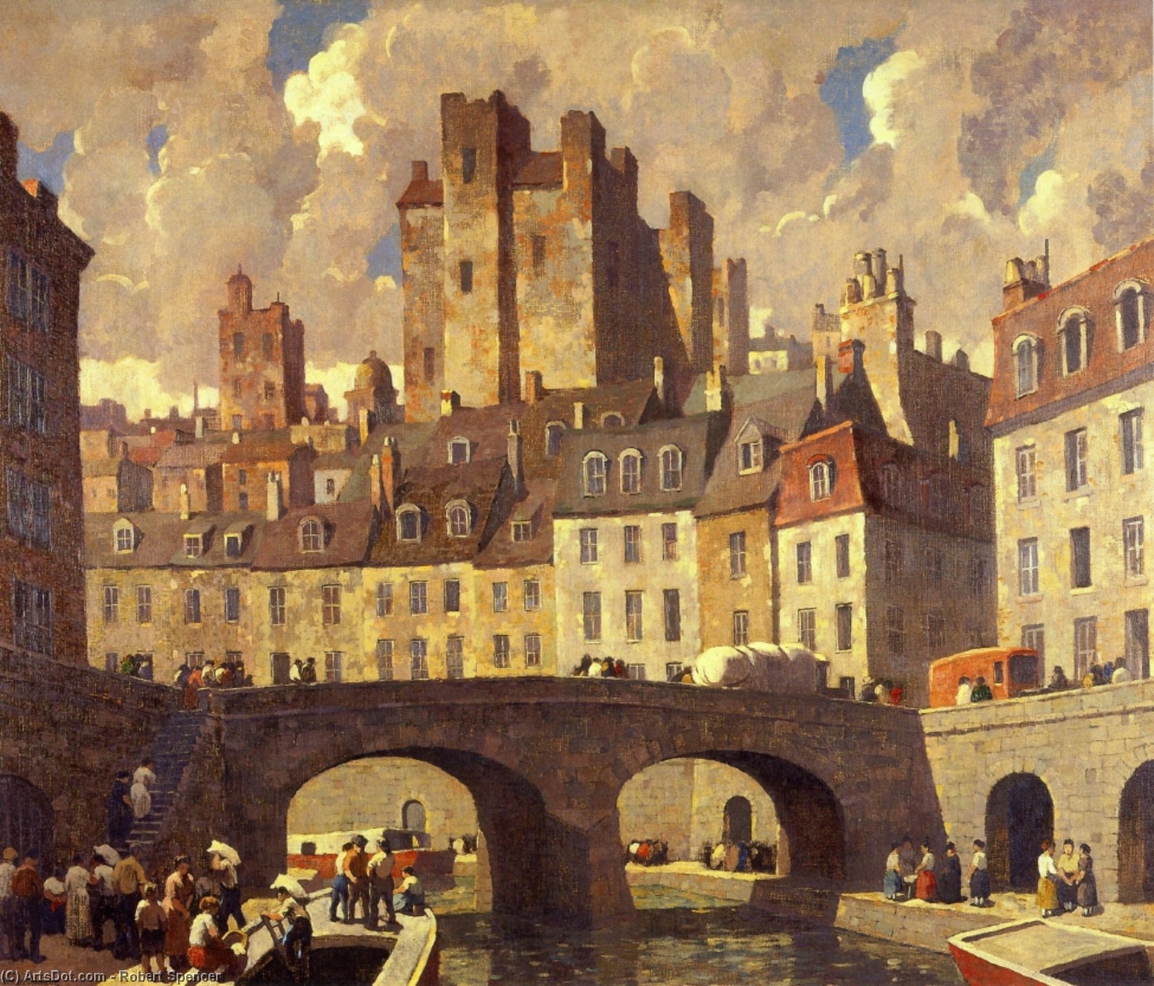 The Old City — Robert Spencer (maler)