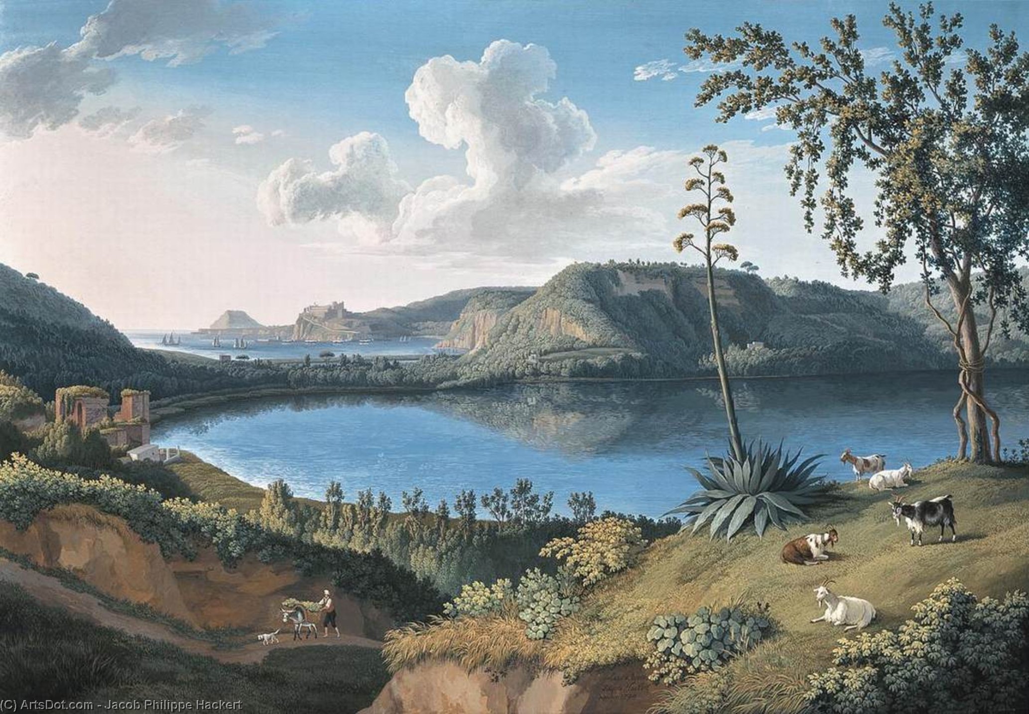 Lago D'averno — Jacob Philippe Hackert