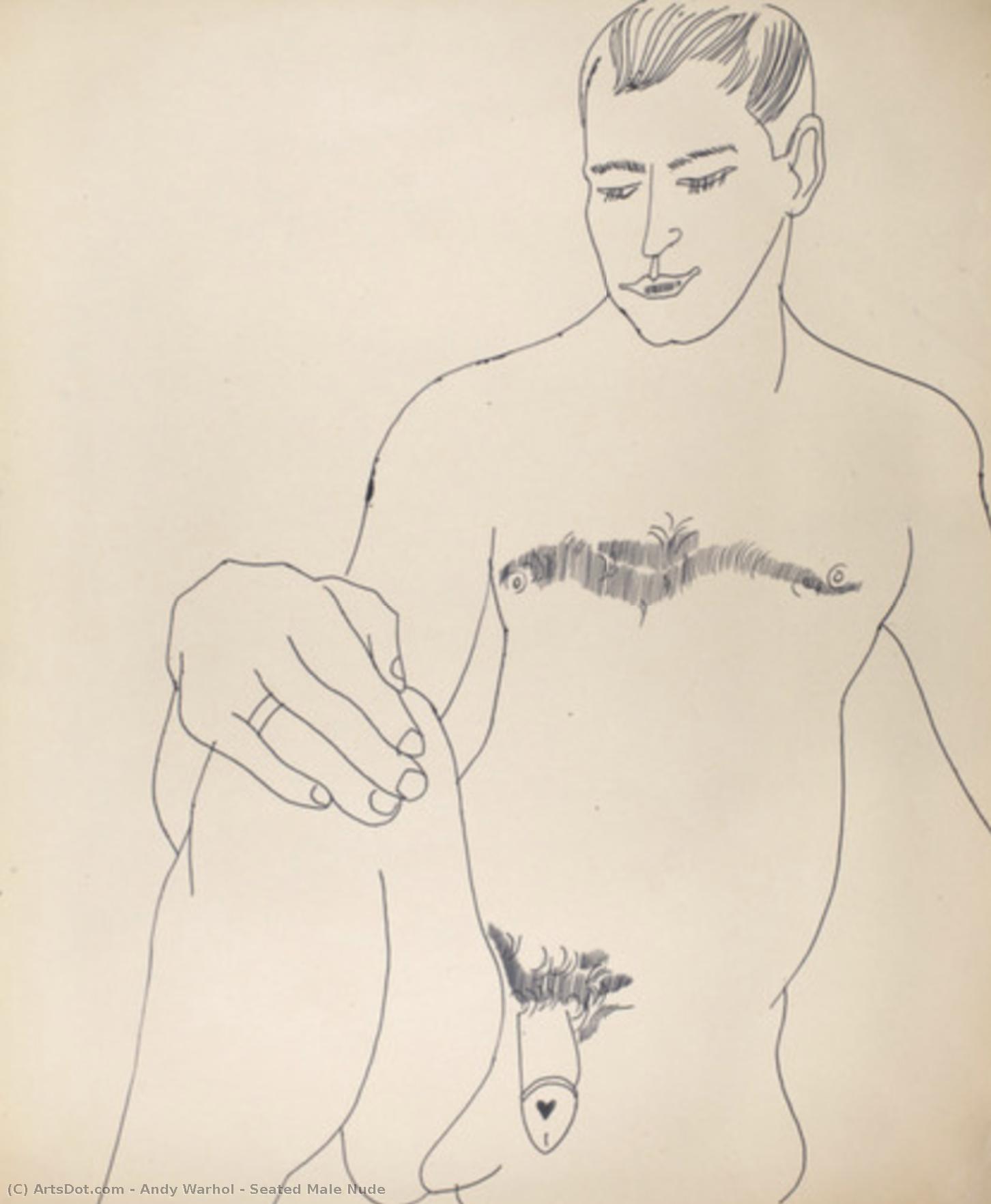 Nu Assis Masculin — Andy Warhol
