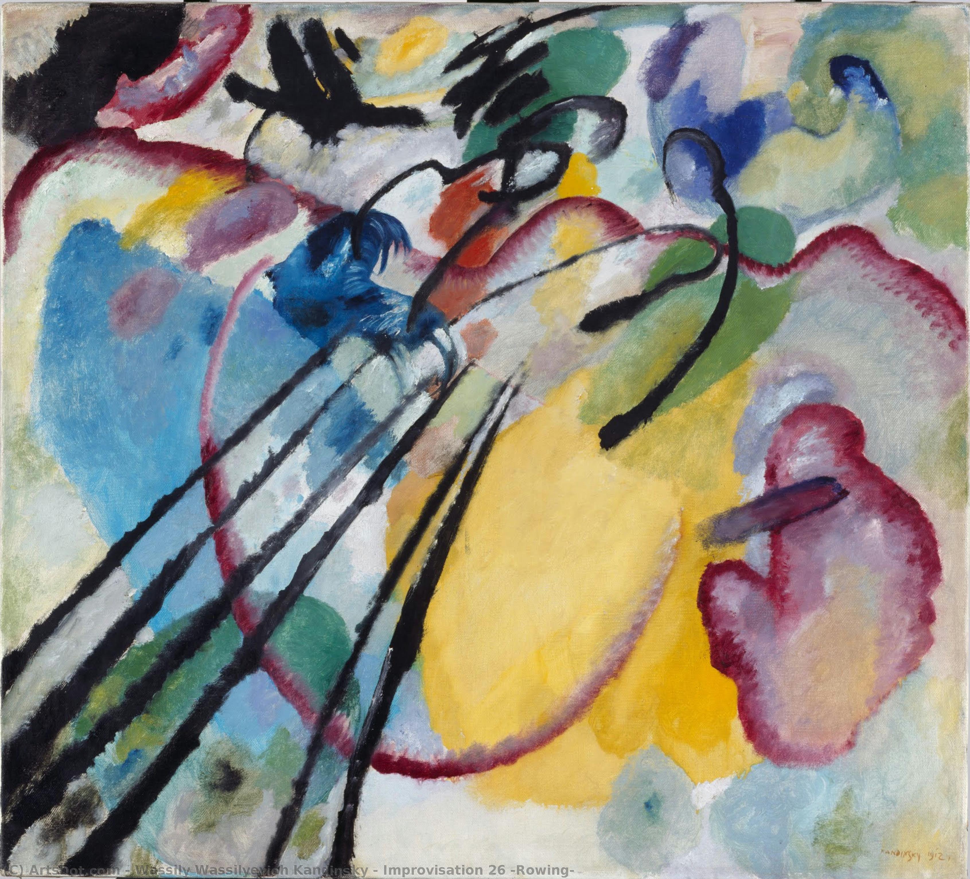 Improvisation 26 (rowing) — Wassily Wassilyevich Kandinsky