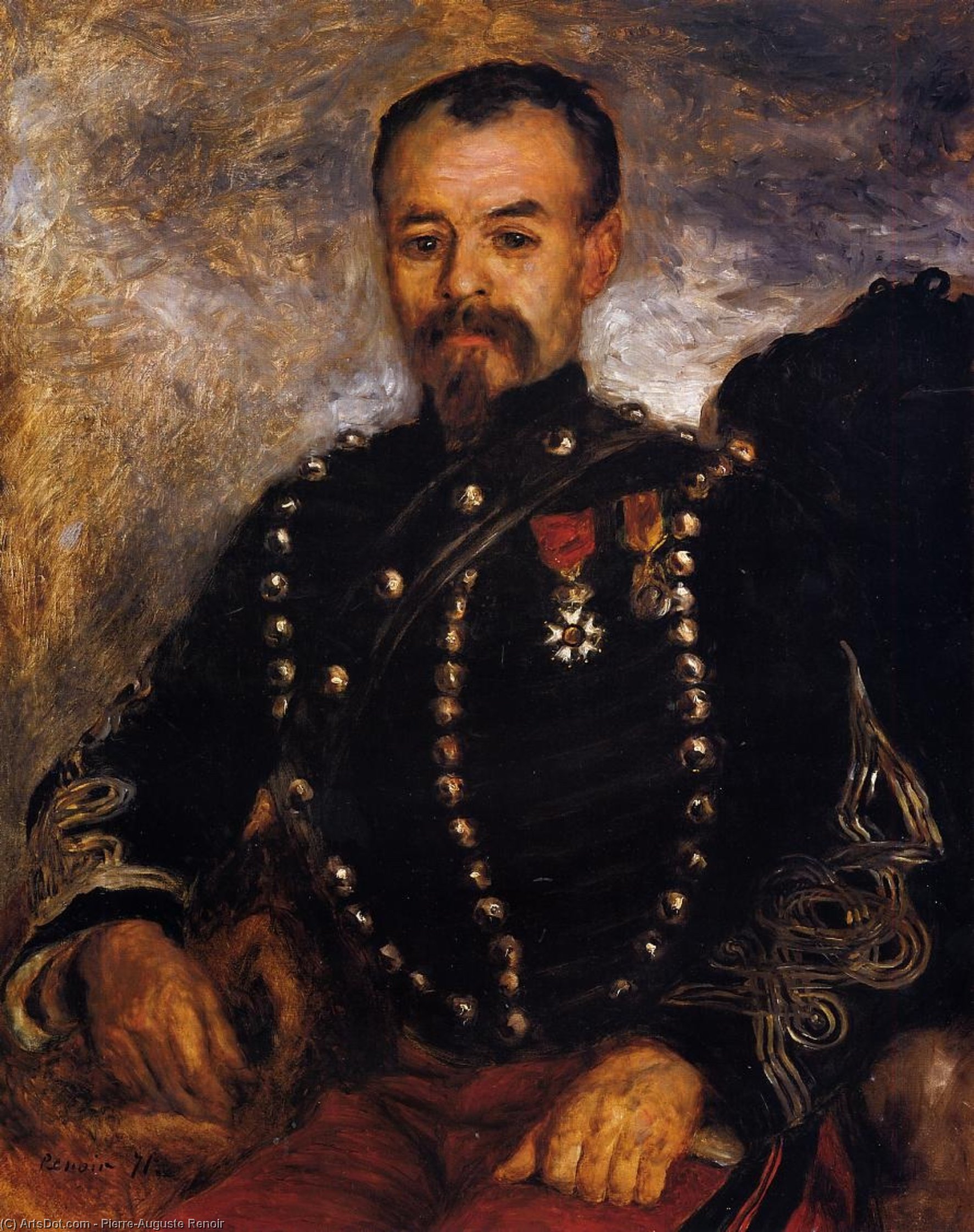 Kaptain Edvard Bernier — Pierre-auguste Renoir