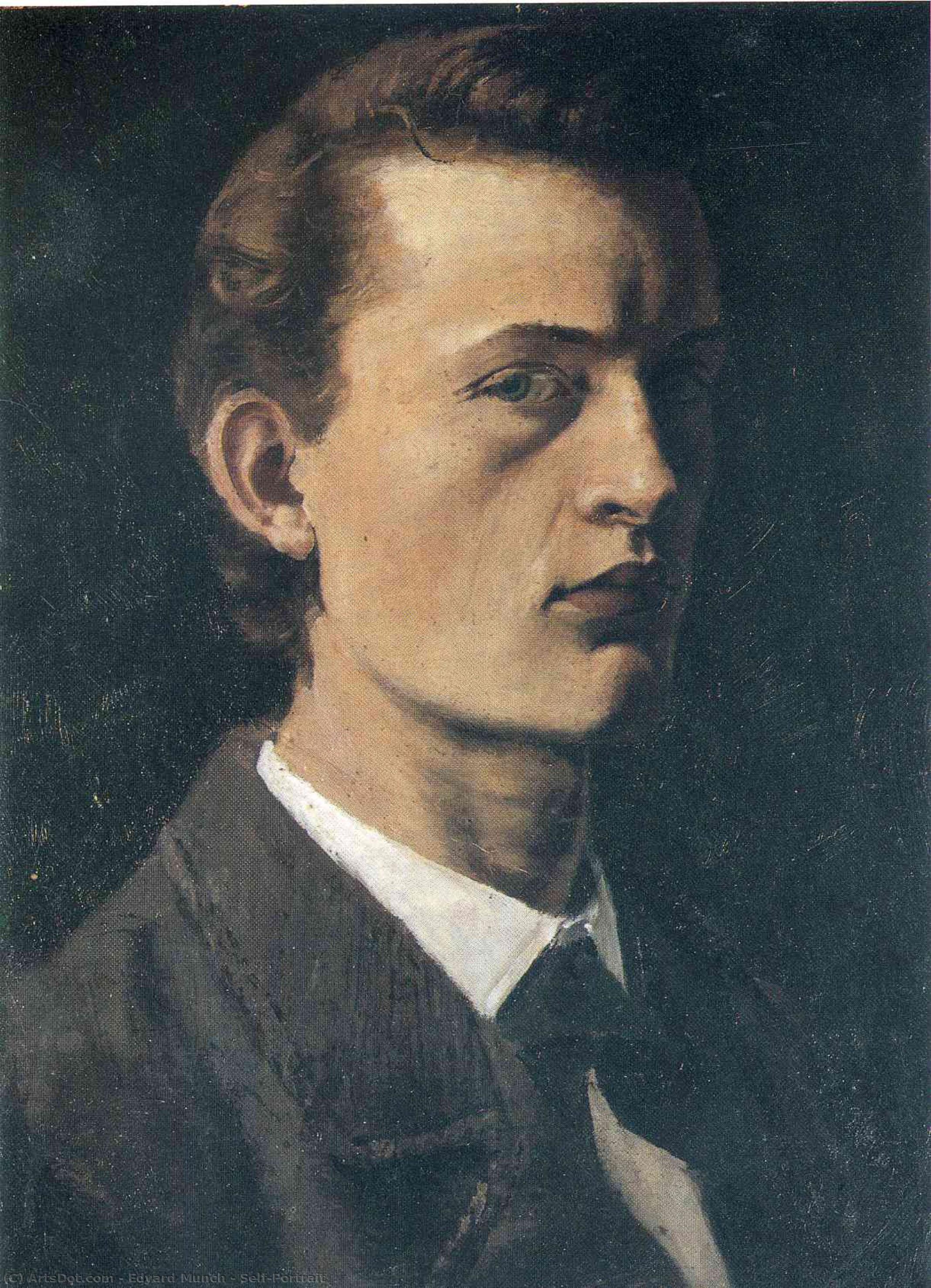 Self-portrait — Edvard Munch