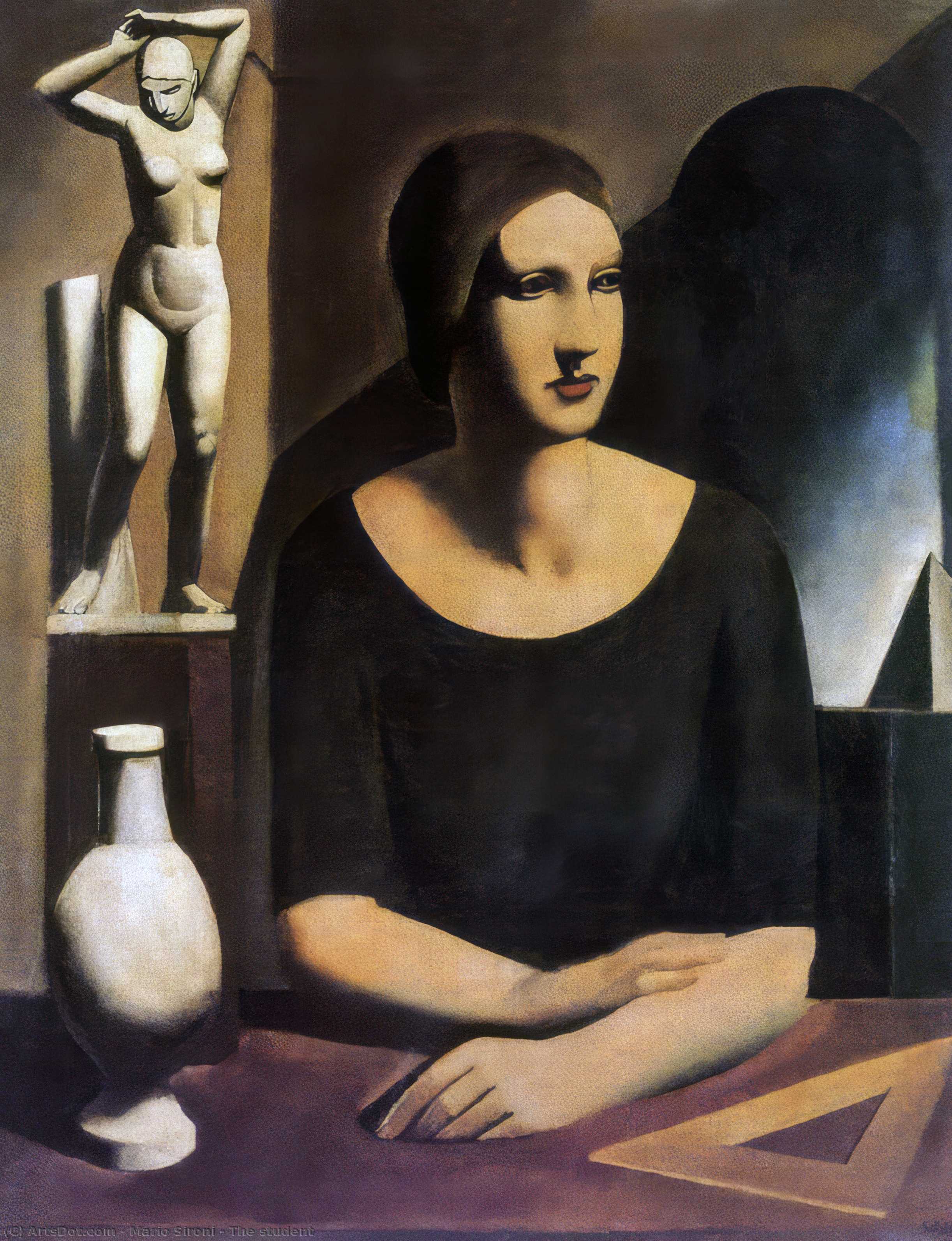 The Student — Mario Sironi