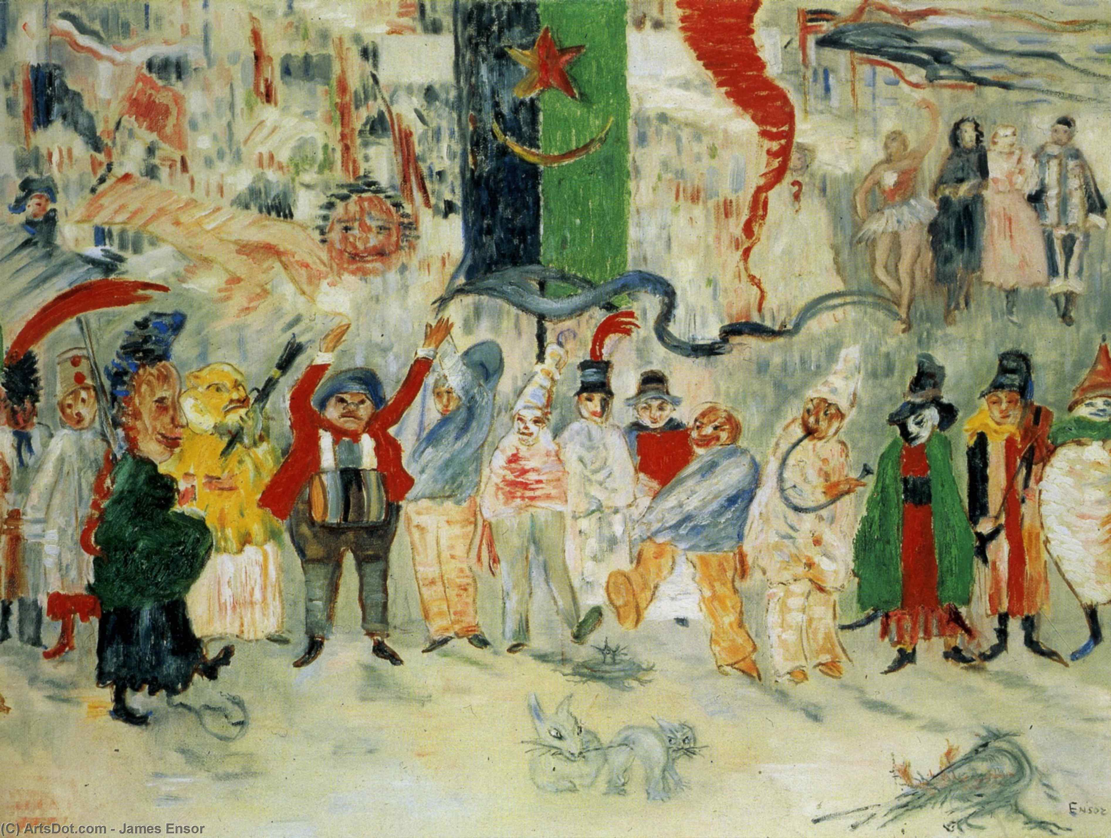 Carnevale Fiamminghese — James Ensor