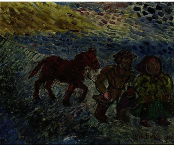 Winter Walk — David Davidovich Burliuk