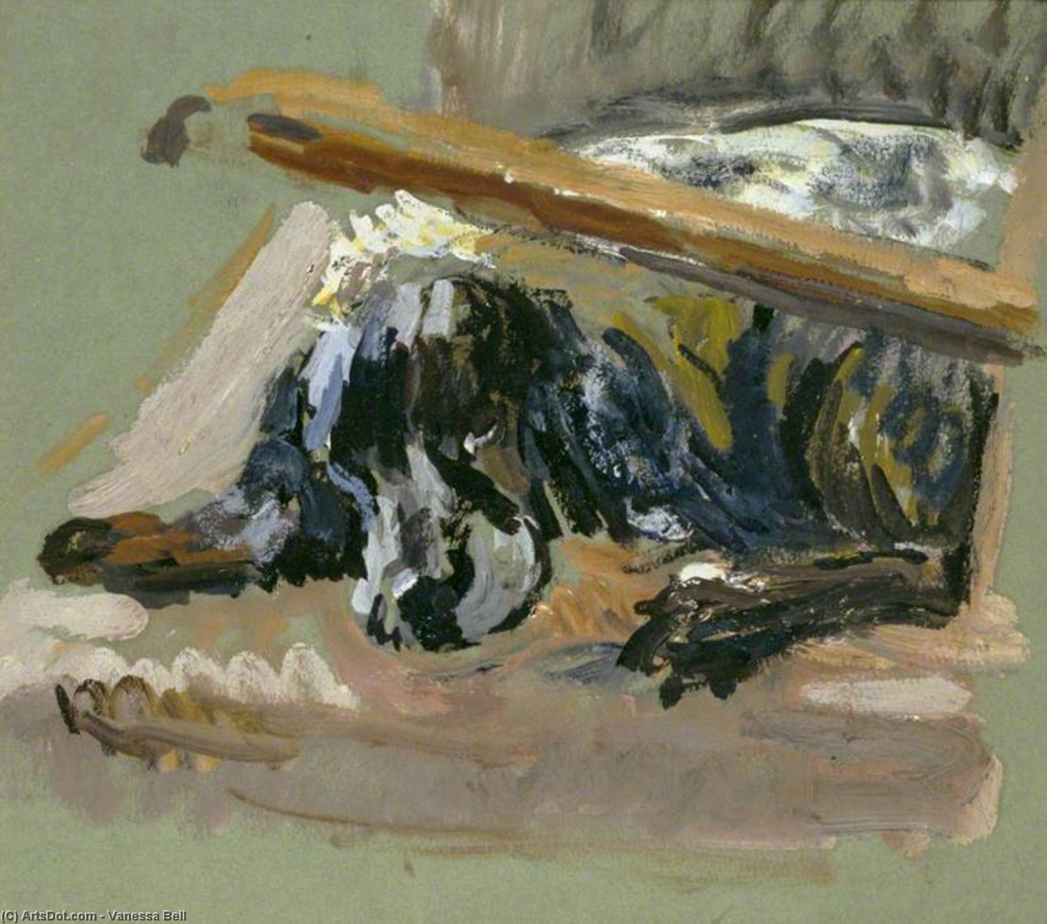 Leonard Woolf's Dog 'sally' - — Vanessa Bell