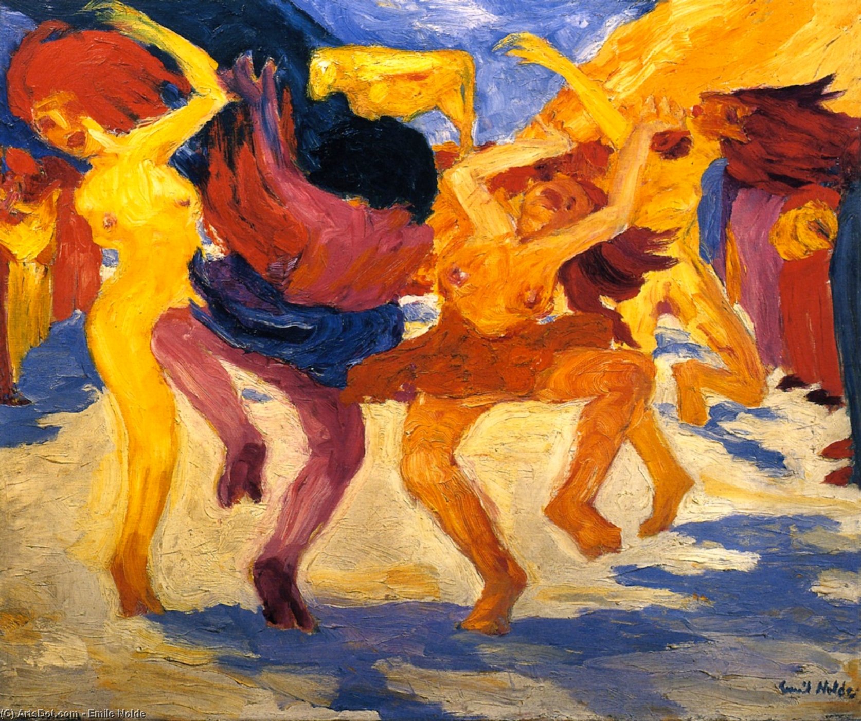 Dance Around The Golden Calf — Emile Nolde