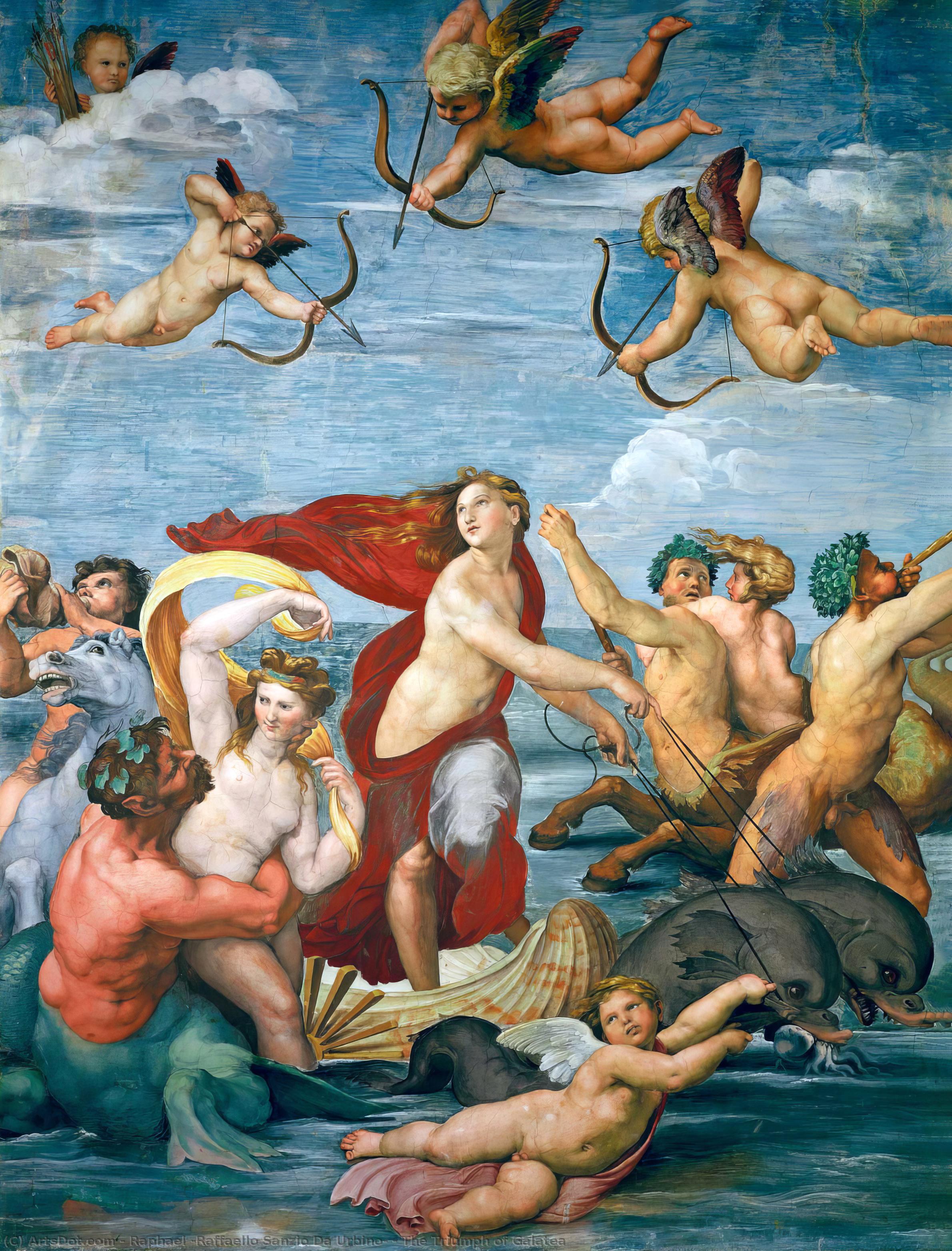 Triumfen Over Galatea — Rafael
