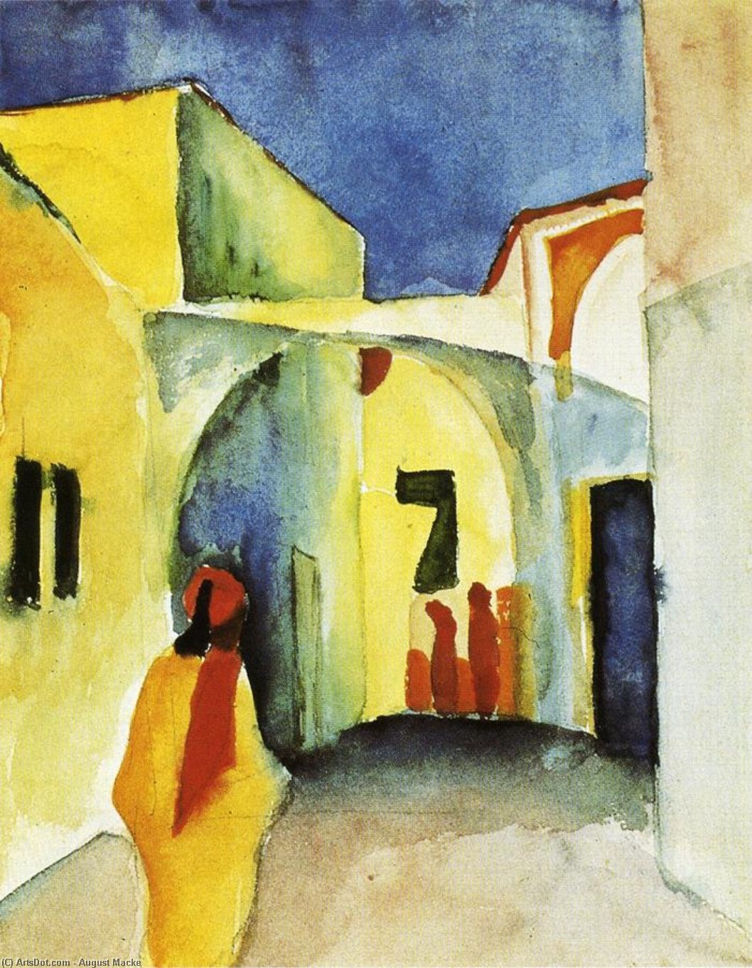 View Of An Alley — August Macke