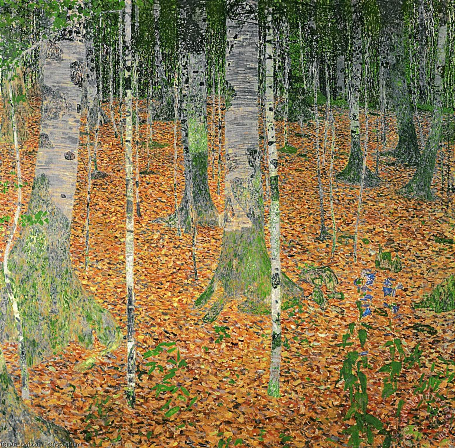 Ihlamur Ormanı (birkenwald) — Gustav Klimt