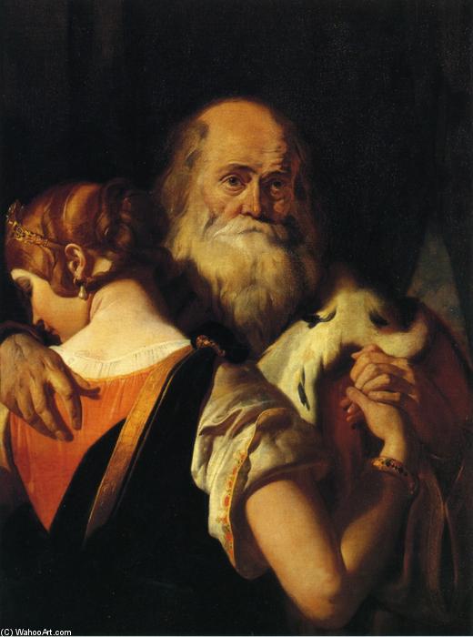 Re Lear E Cordelia — Daniel Maclise