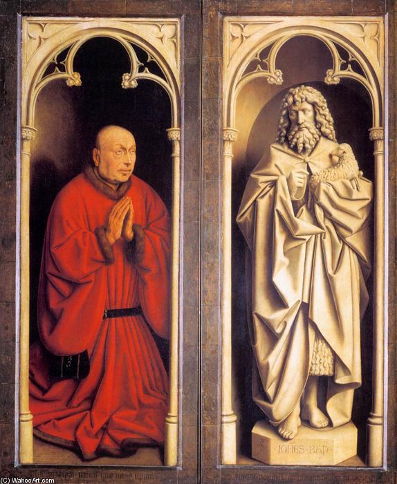 Het Gentse Altaarbeeld: De Donor En Sint-jan De Doper — Jan Van Eyck
