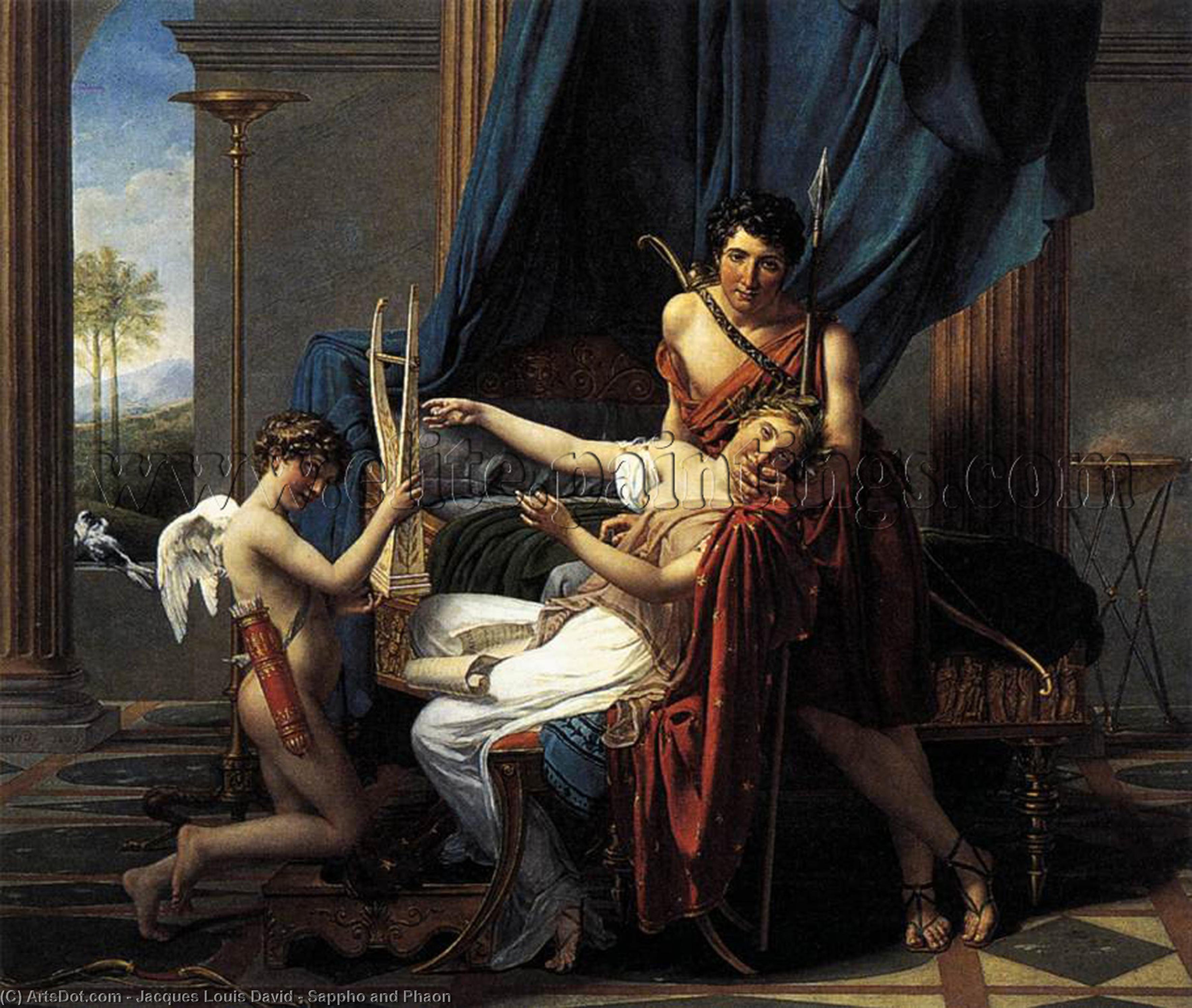 Sappho E Faone — Jacques-louis David