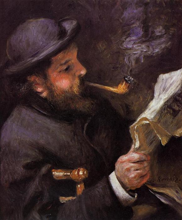 Ο Claude Monet Διαβάζει — Πιέρ-ωγκύστ Ρενουάρ