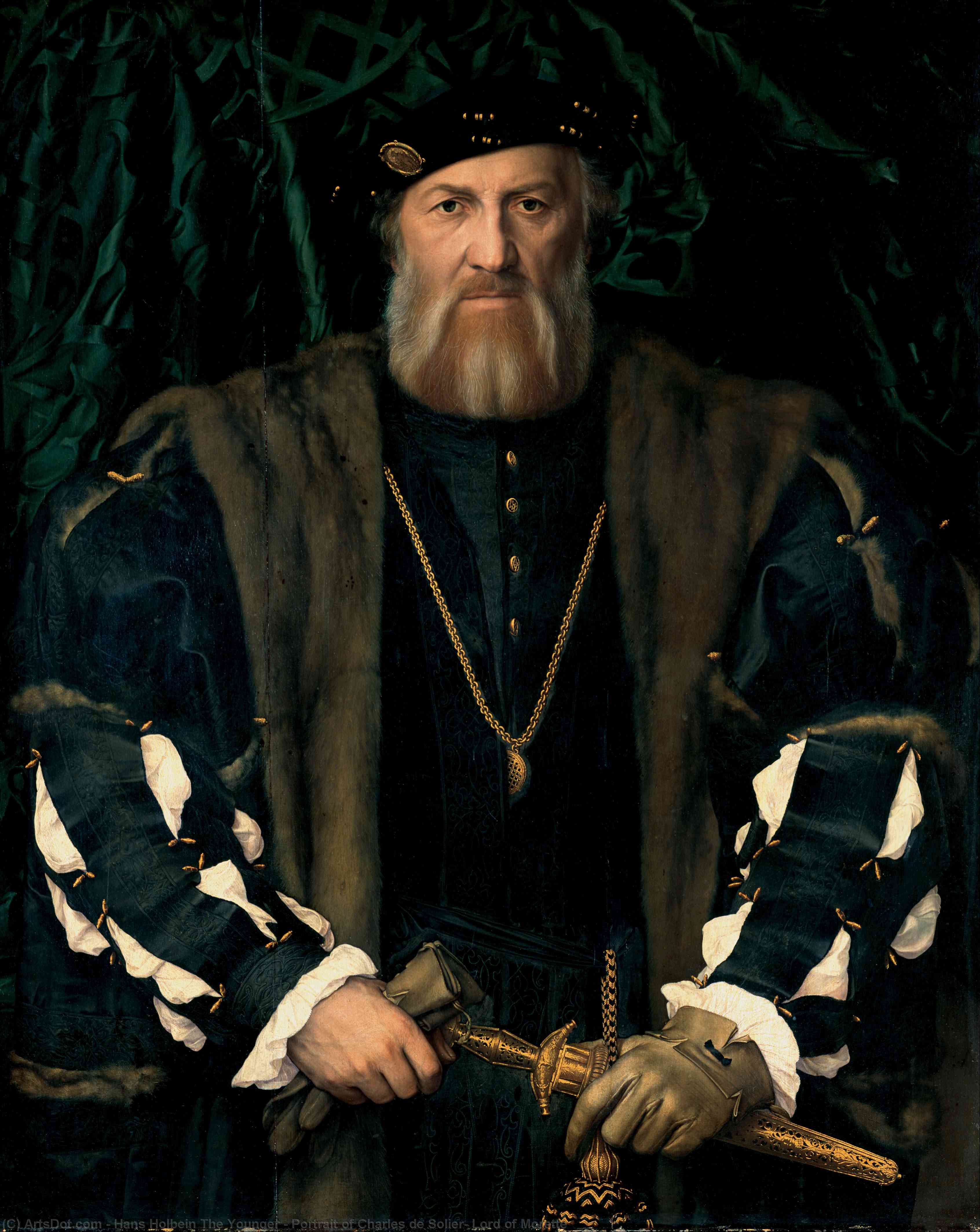 Portrait Of Charles De Solier, Sieur De Morette — Hans Holbein O Jovem