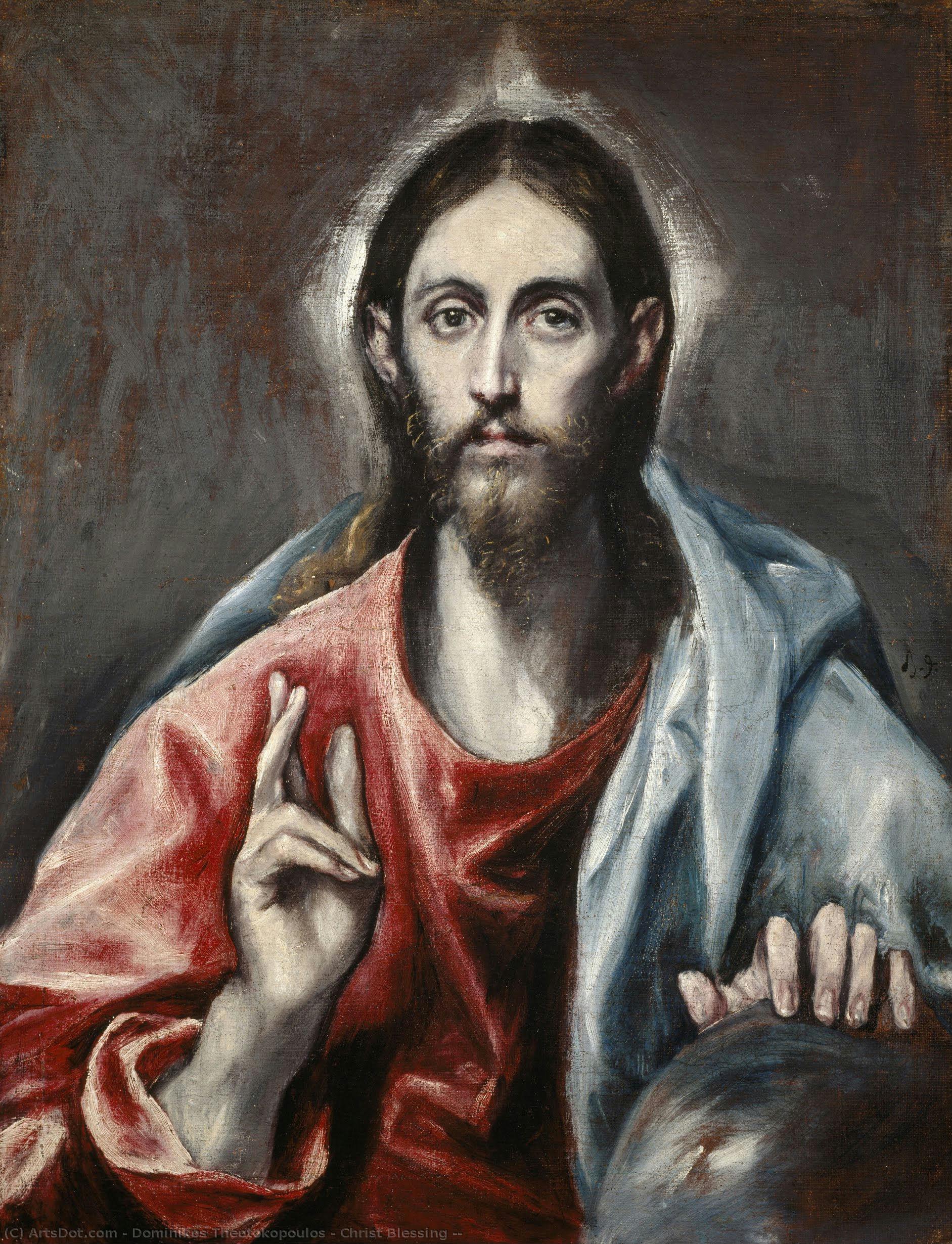 Christus Segnung — El Greco