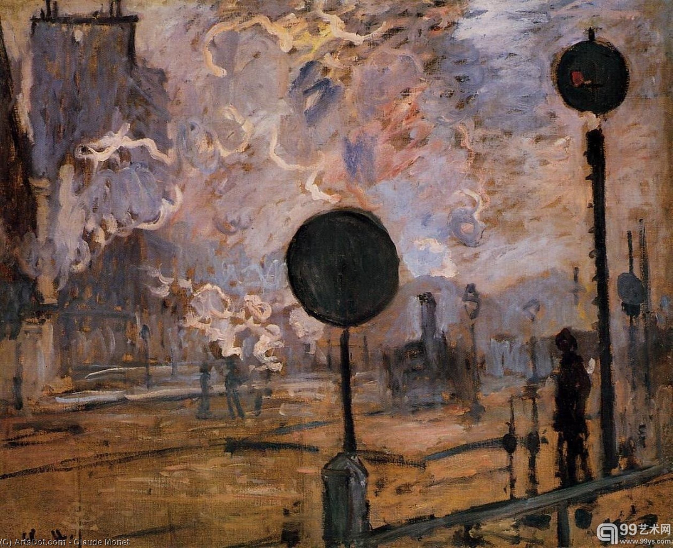 Claude Monet: Saint-lazare Station – Een Symfonie Van Licht En Moderniteit — Claude Monet