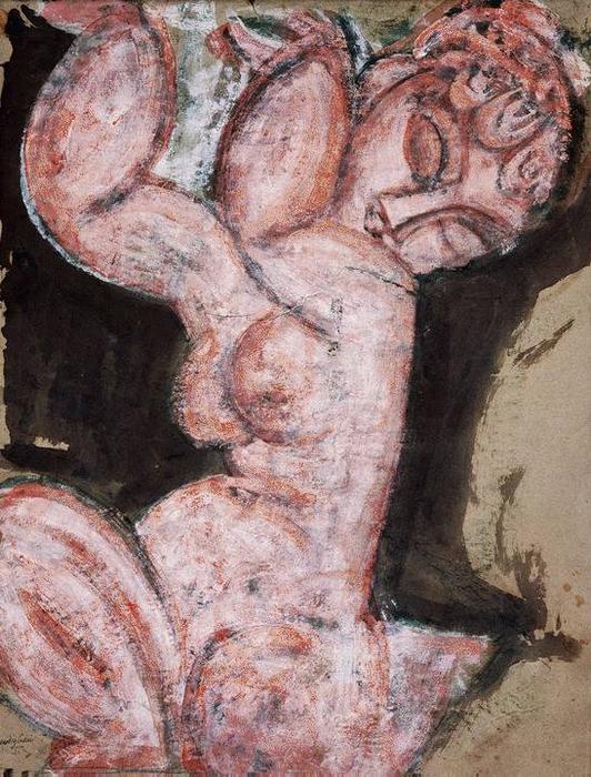 Rose Caryatid (audace) — Amedeo Modigliani
